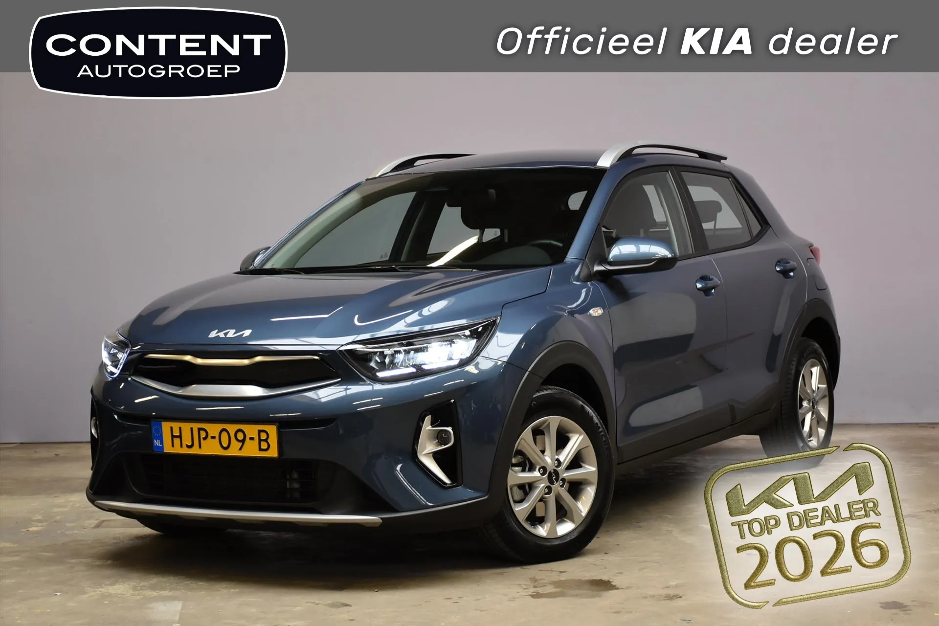 Kia Stonic met kenteken HJP-09-B – vooraanzicht