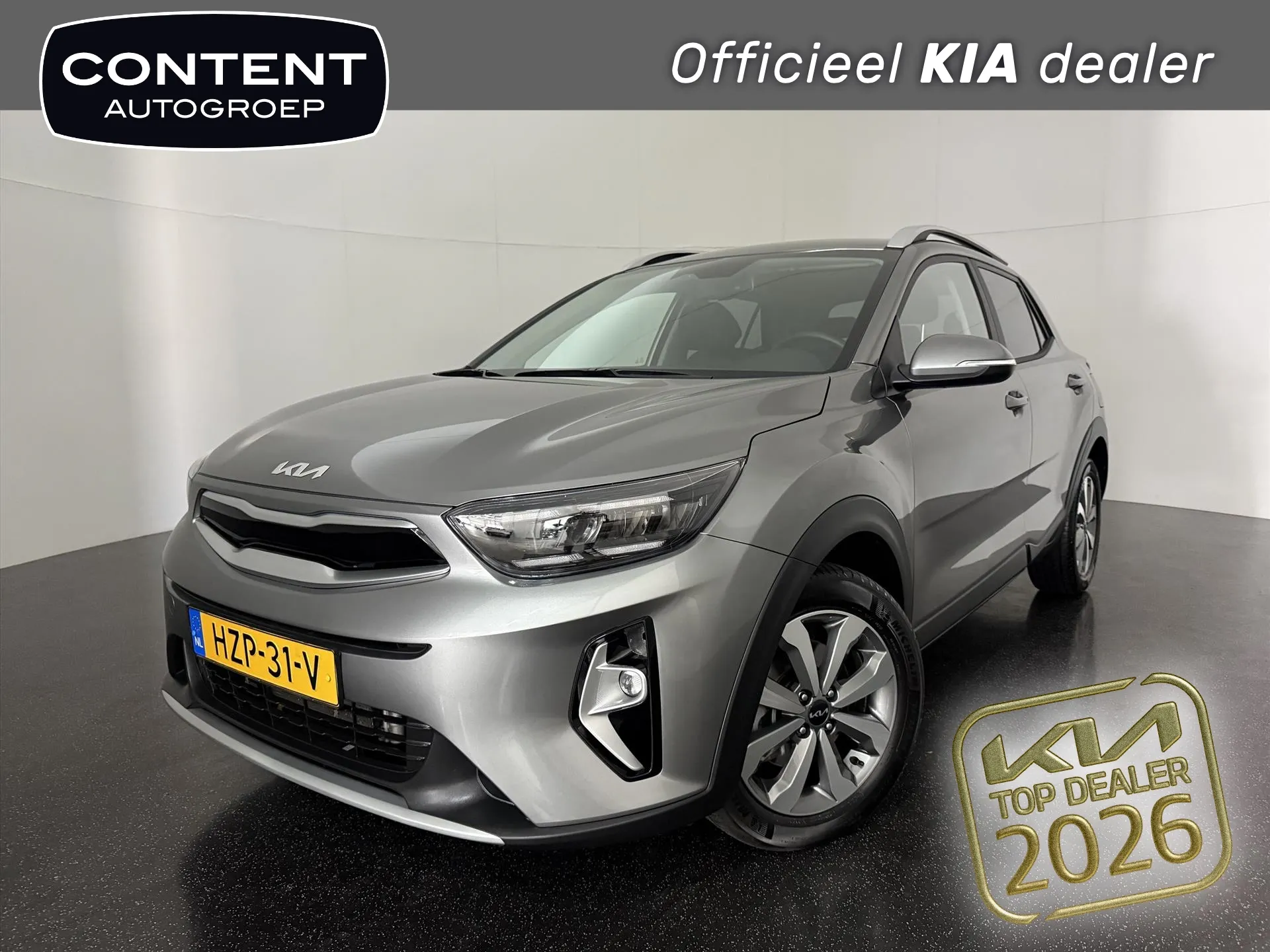 Kia Stonic met kenteken HZP-31-V – vooraanzicht