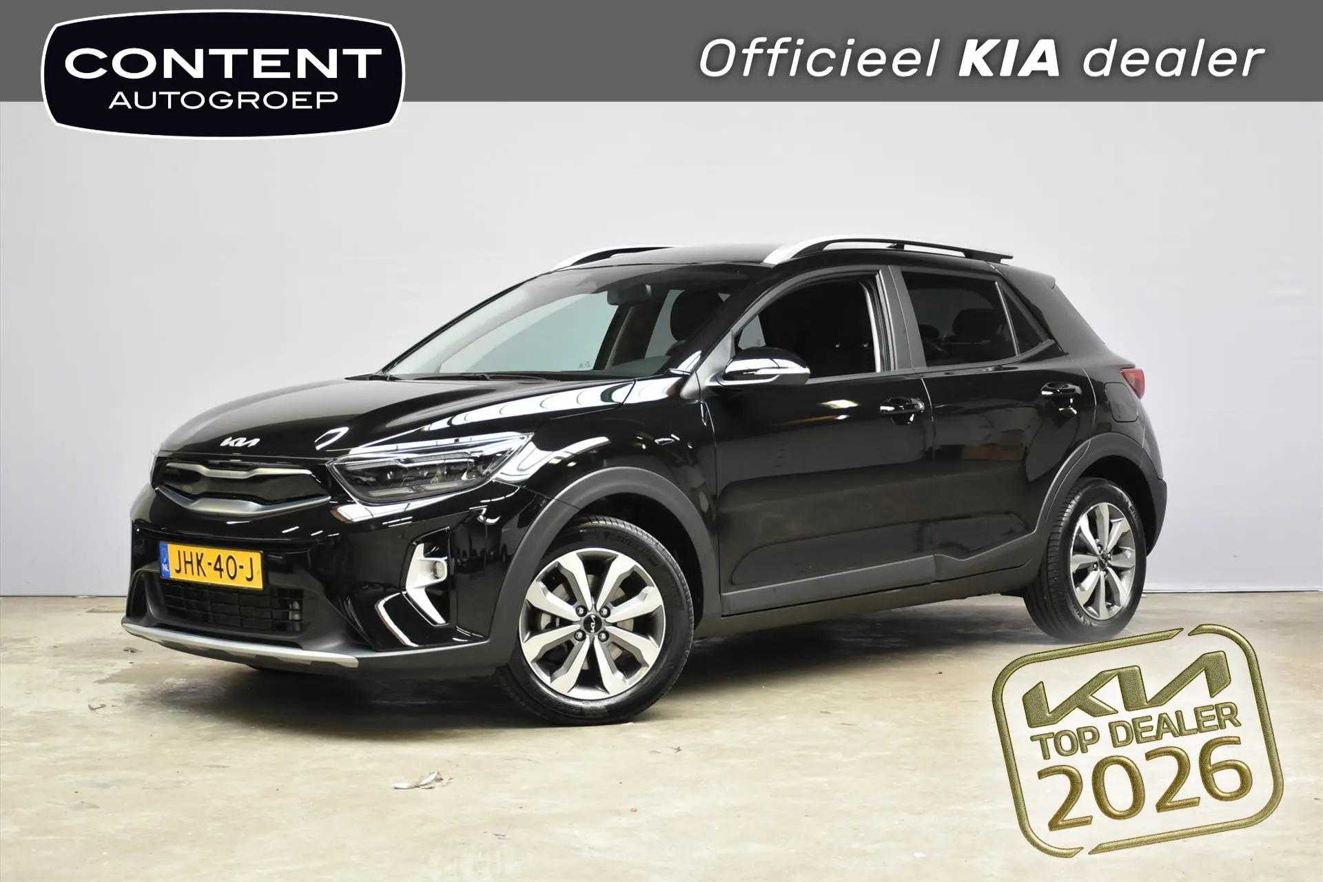 Kia Stonic met kenteken JHK-40-J – vooraanzicht