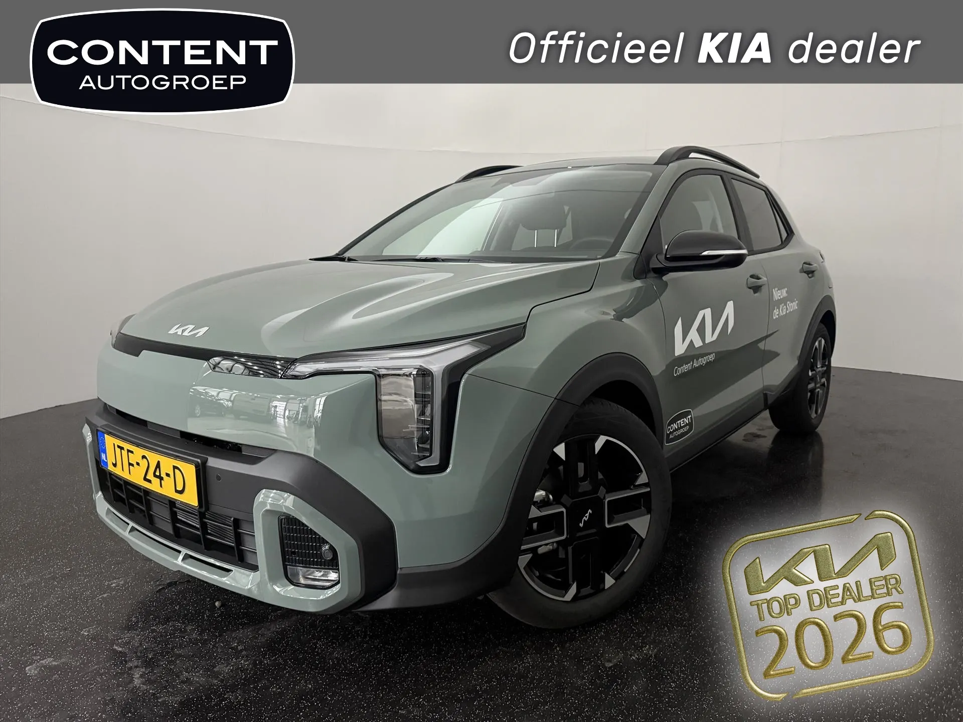 Kia Stonic met kenteken JTF-24-D – vooraanzicht