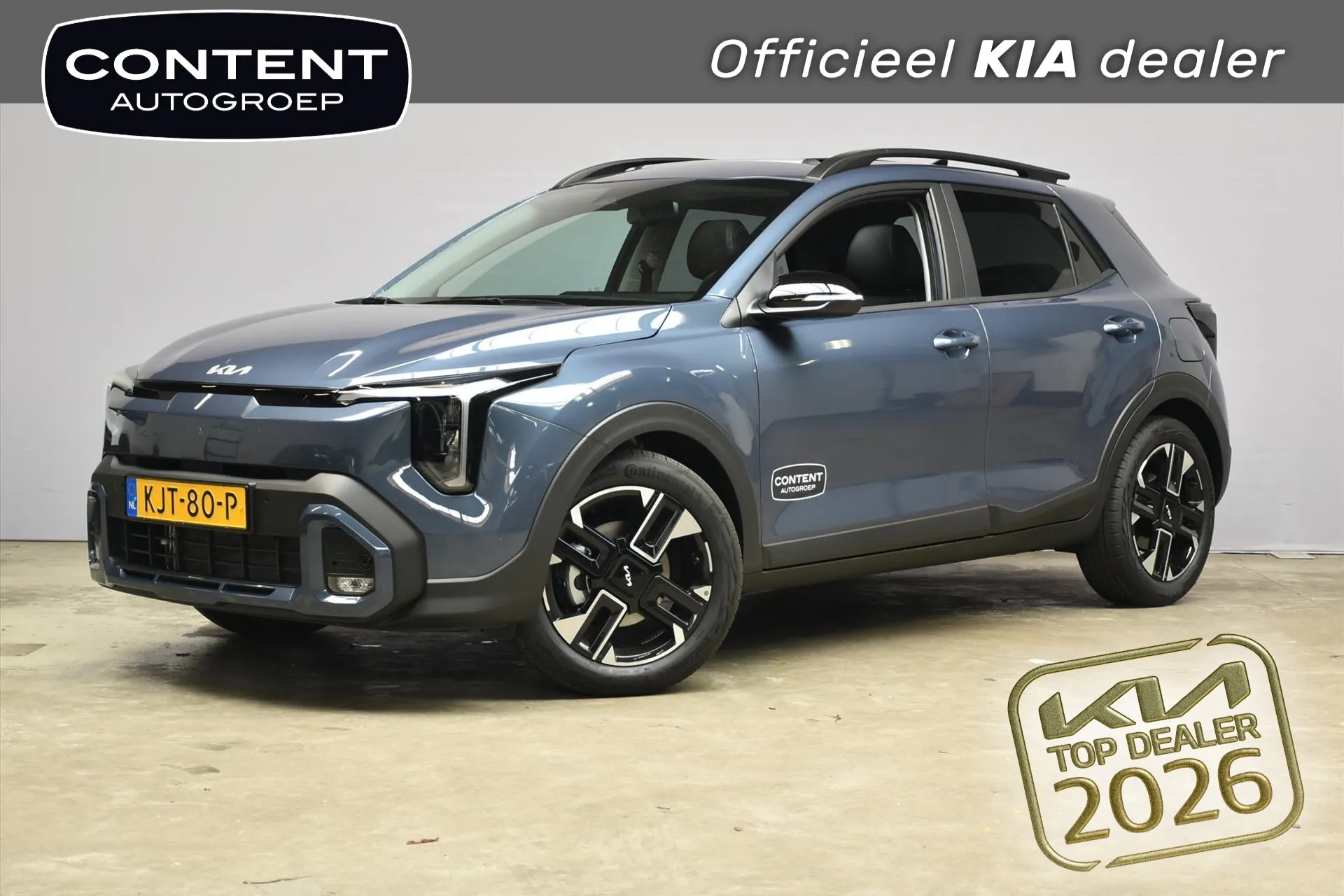 Kia Stonic met kenteken KJT-80-P – vooraanzicht