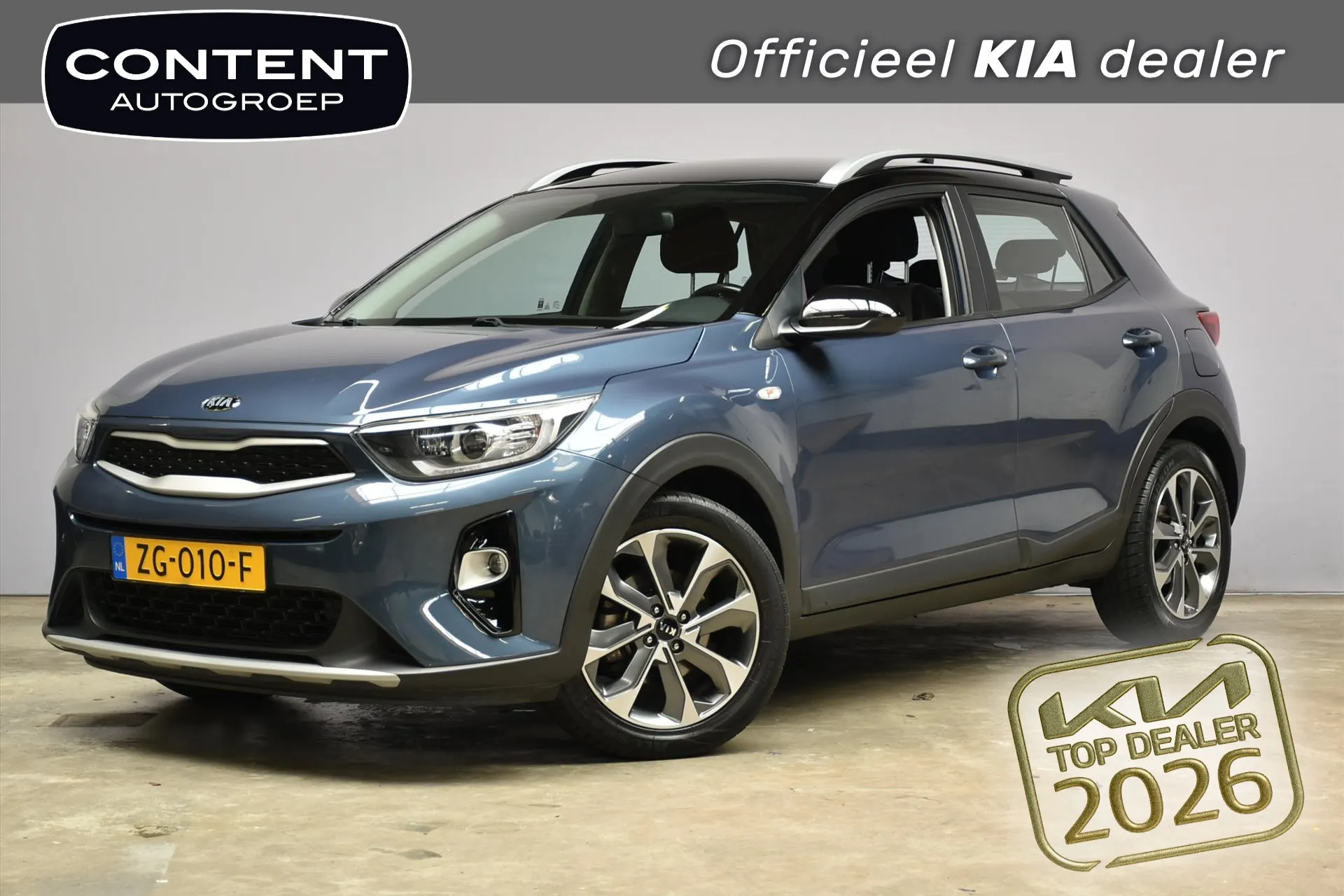 Kia Stonic met kenteken ZG-010-F – vooraanzicht