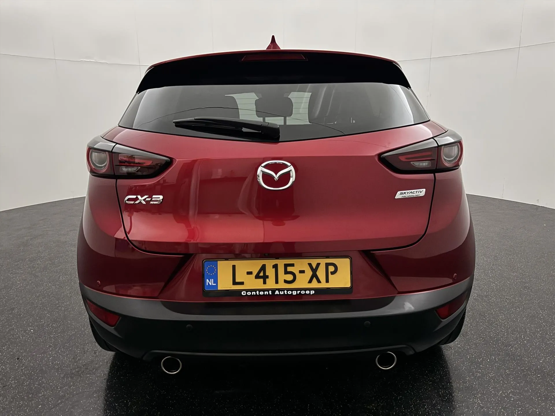Mazda CX-3 met kenteken L-415-XP – dashboard