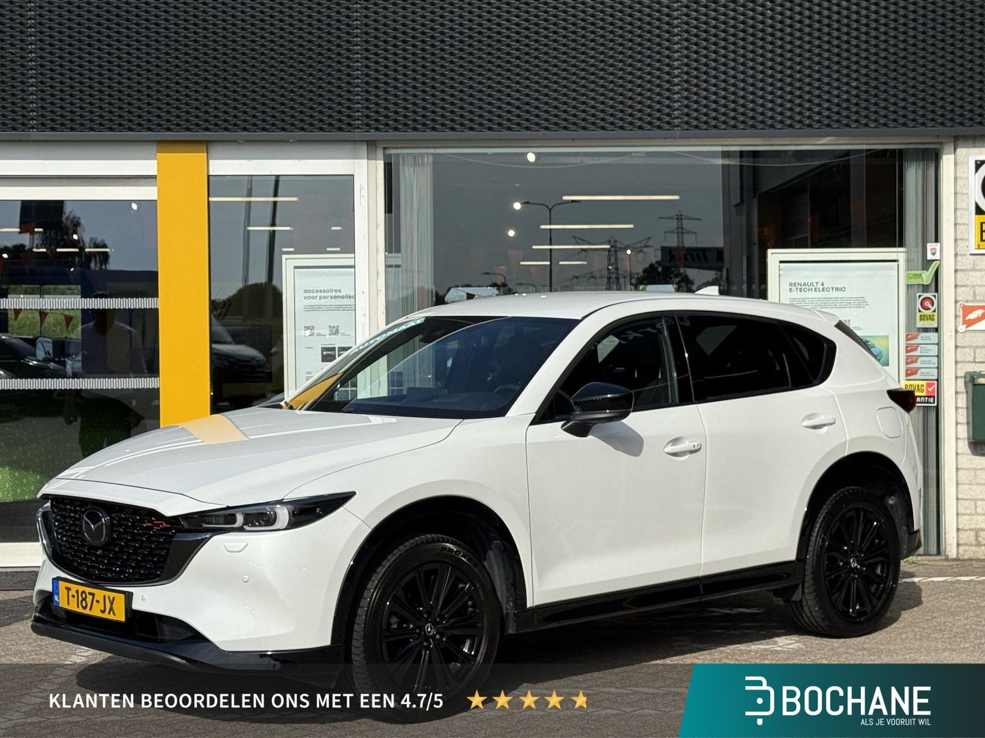 Mazda CX-5 met kenteken T-187-JX – vooraanzicht