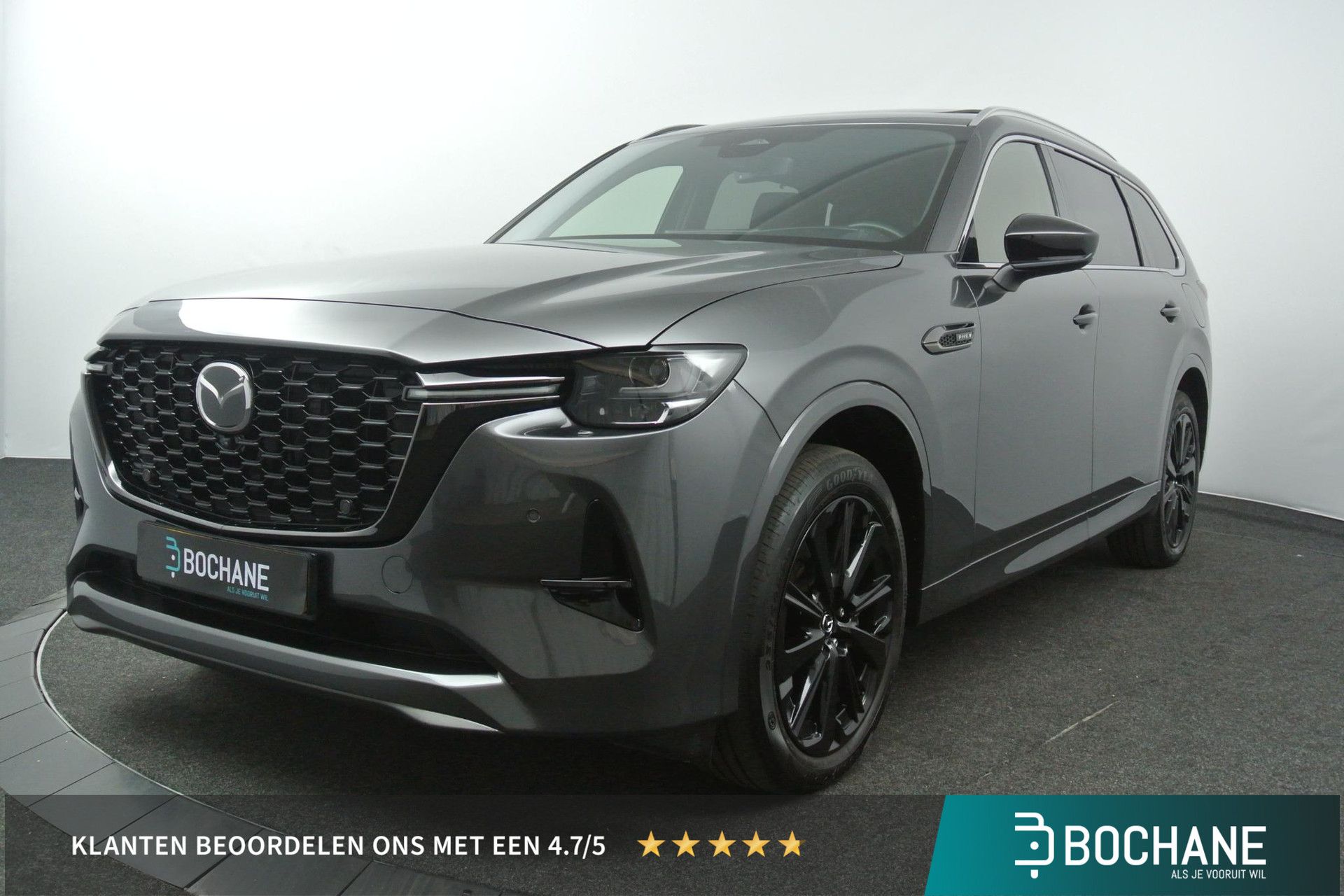 Mazda CX-80 met kenteken KHN-89-G – vooraanzicht