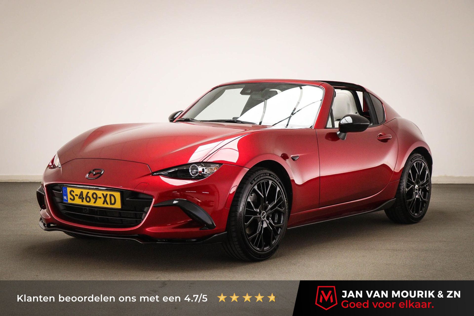 Mazda MX-5 met kenteken S-469-XD – vooraanzicht