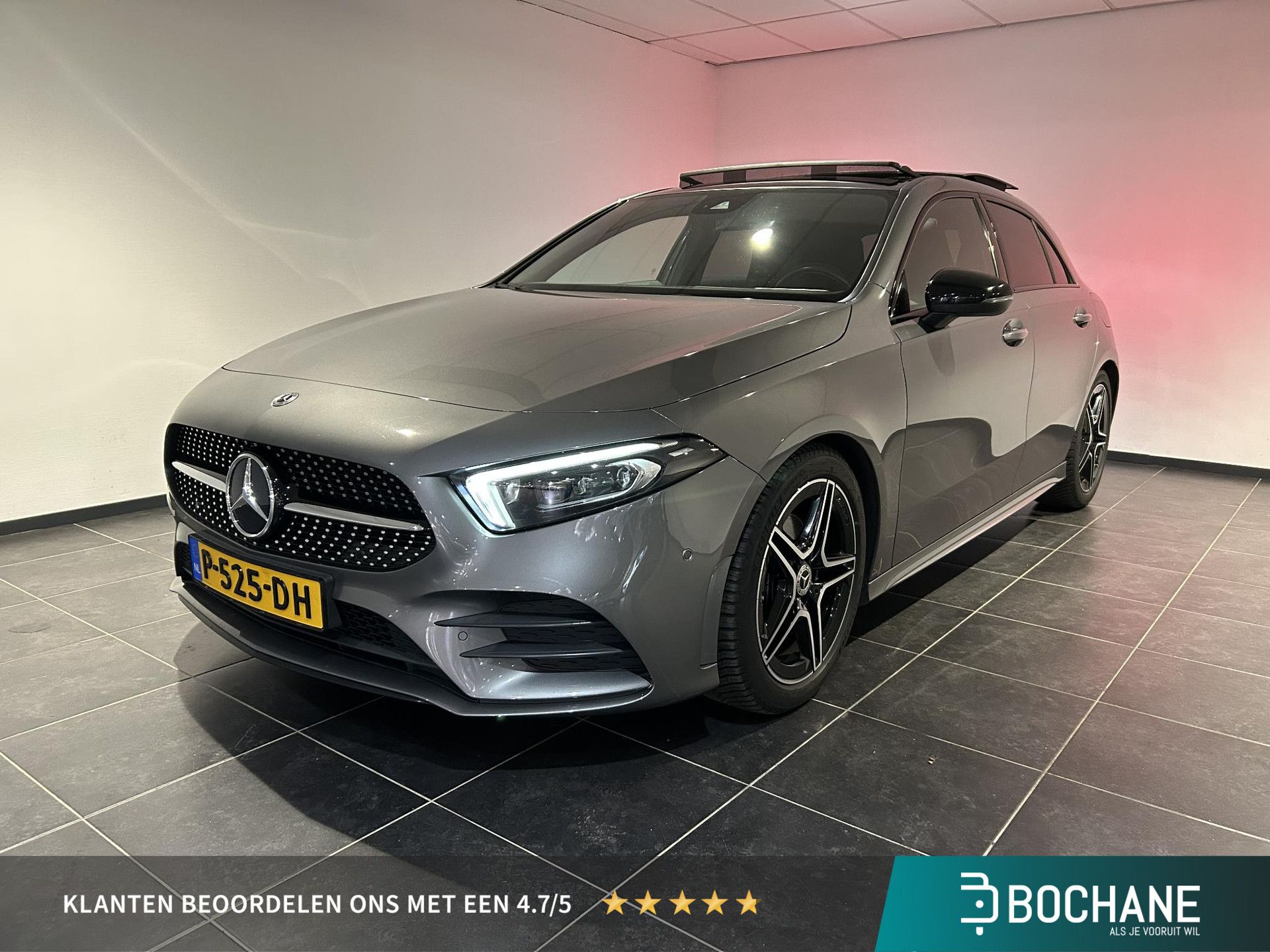 Mercedes-Benz A-Klasse met kenteken P-525-DH – vooraanzicht