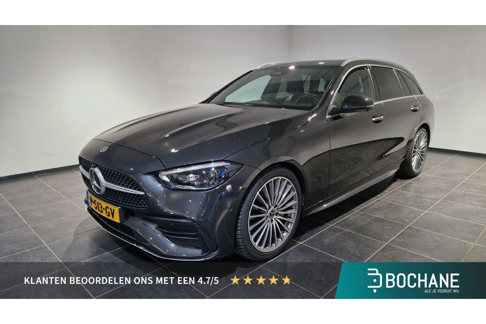 Mercedes-Benz C-Klasse met kenteken P-513-GV – vooraanzicht