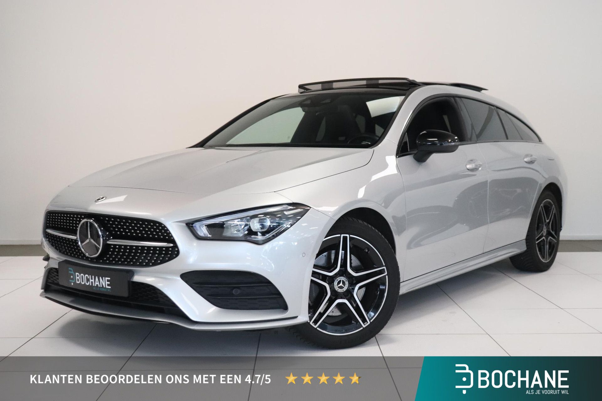Mercedes-Benz CLA met kenteken R-662-BS – vooraanzicht