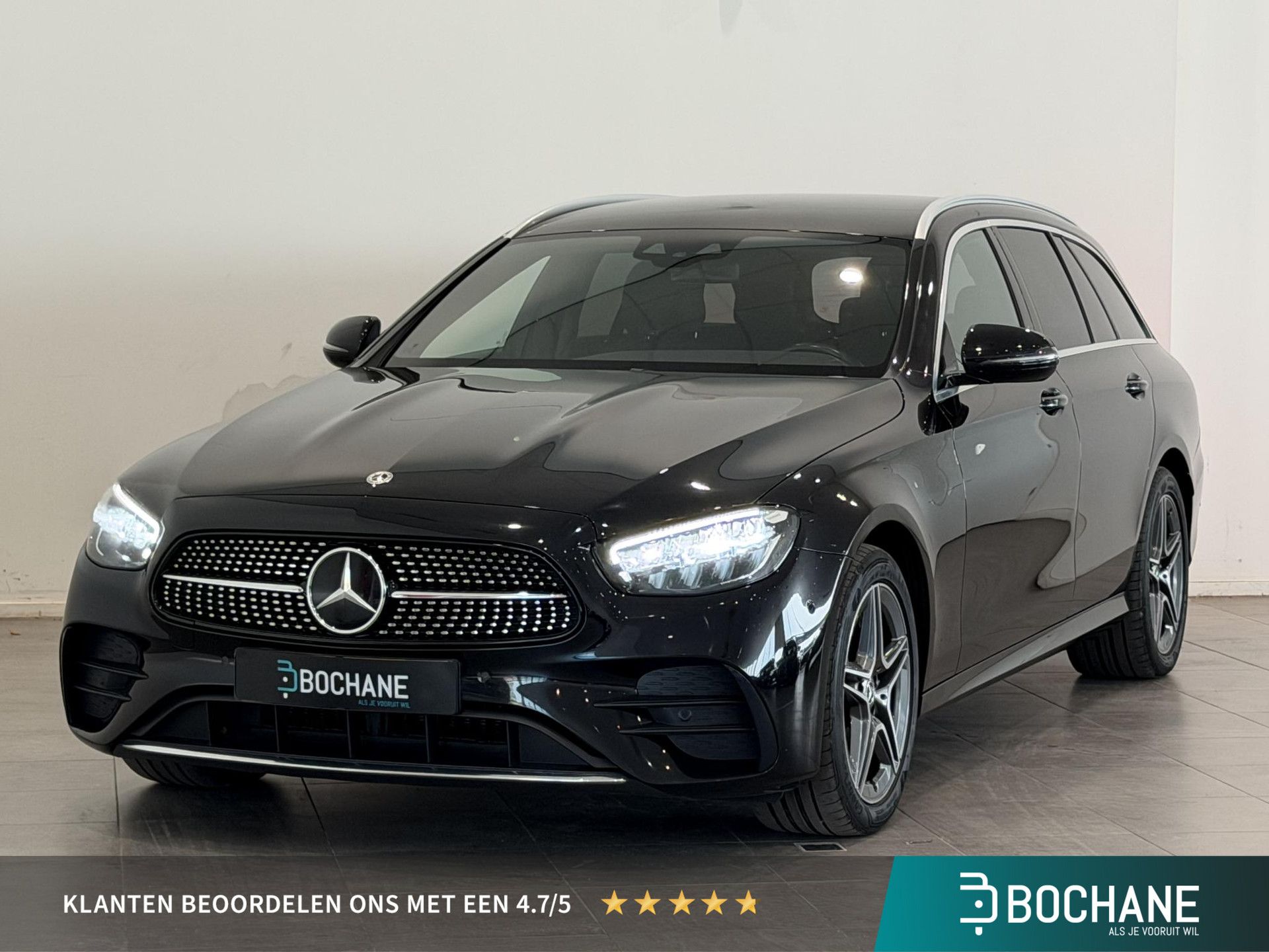 Mercedes-Benz E-Klasse met kenteken KNJ-79-Z – vooraanzicht