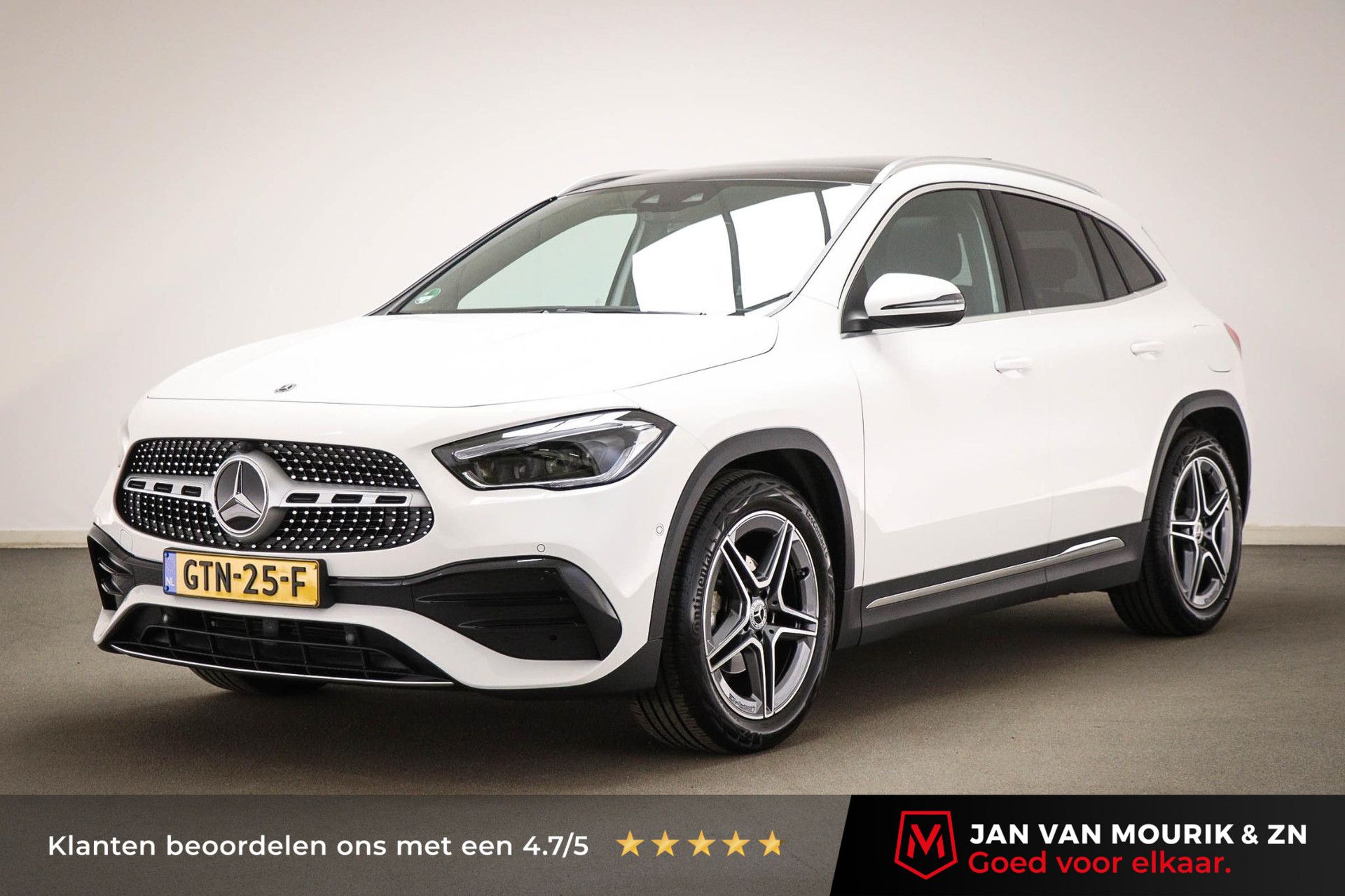 Mercedes-Benz GLA met kenteken GTN-25-F – vooraanzicht