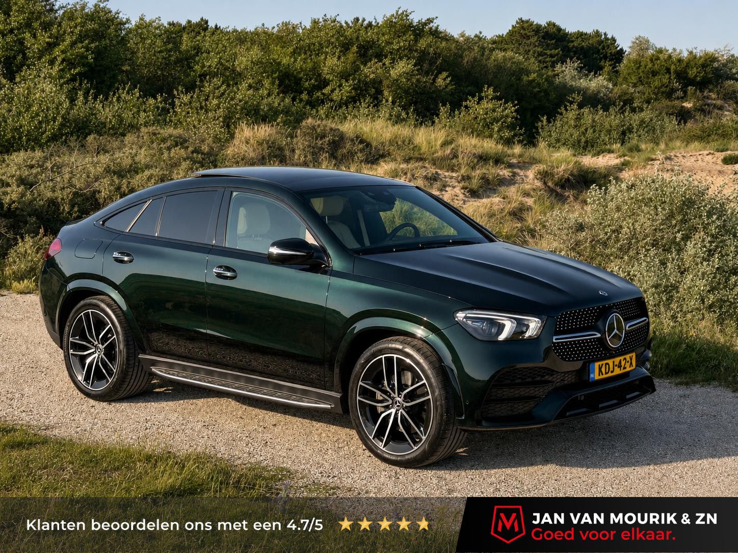 Mercedes-Benz GLE met kenteken KDJ-42-X – vooraanzicht