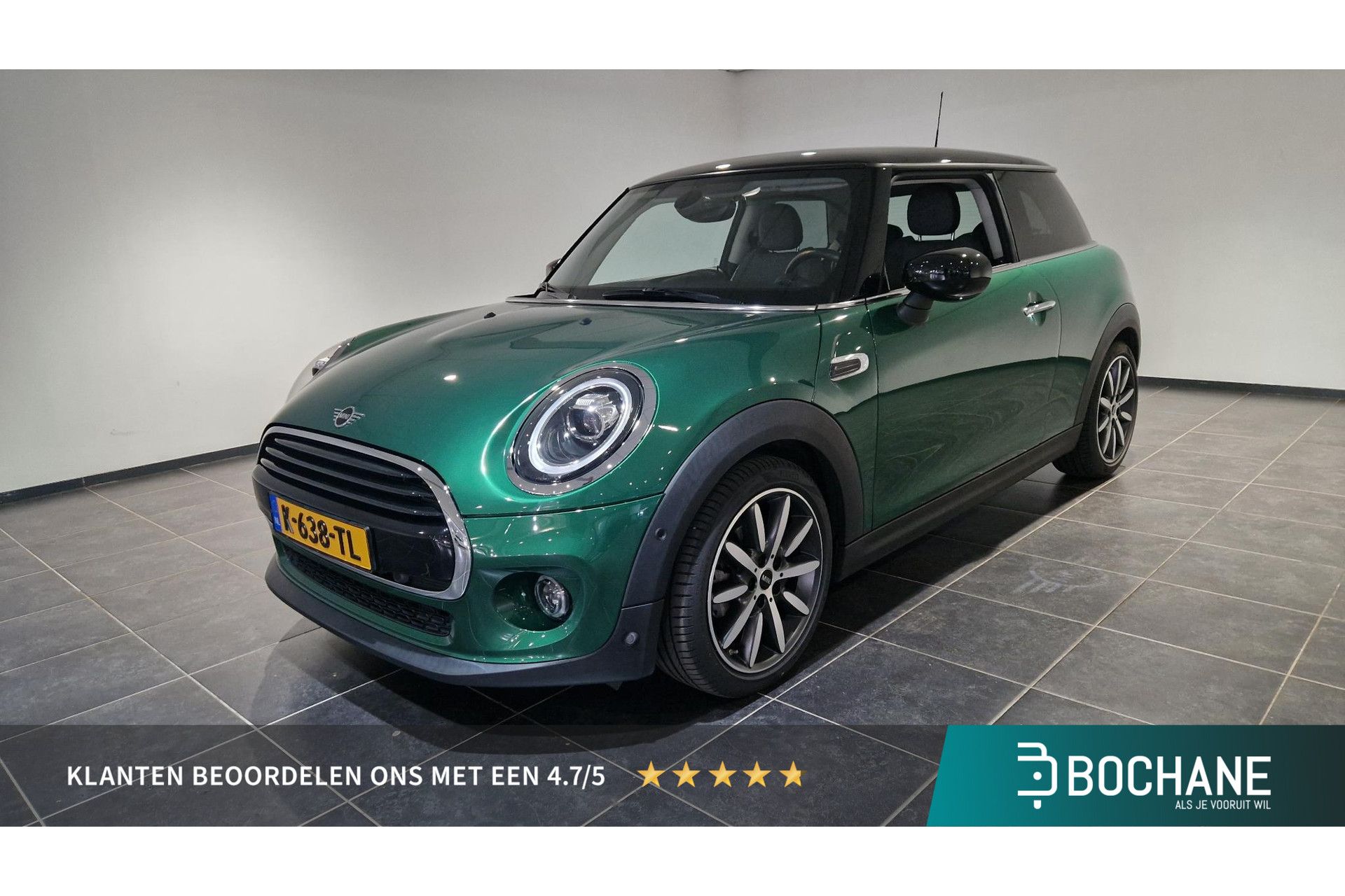 MINI 3-Deurs met kenteken K-638-TL – vooraanzicht