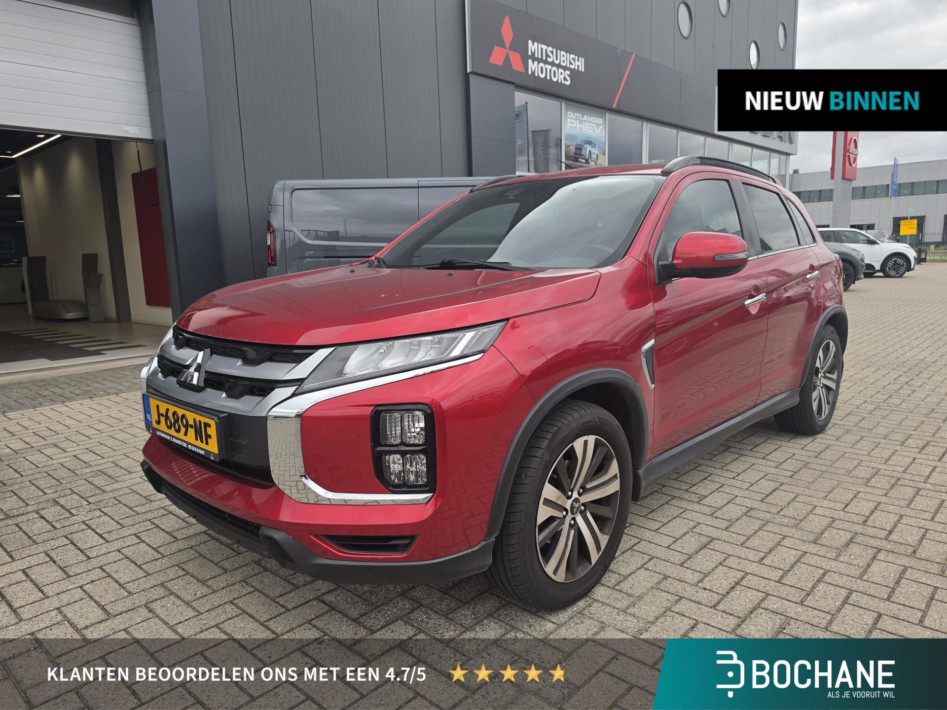 Mitsubishi ASX met kenteken J-689-NF – vooraanzicht