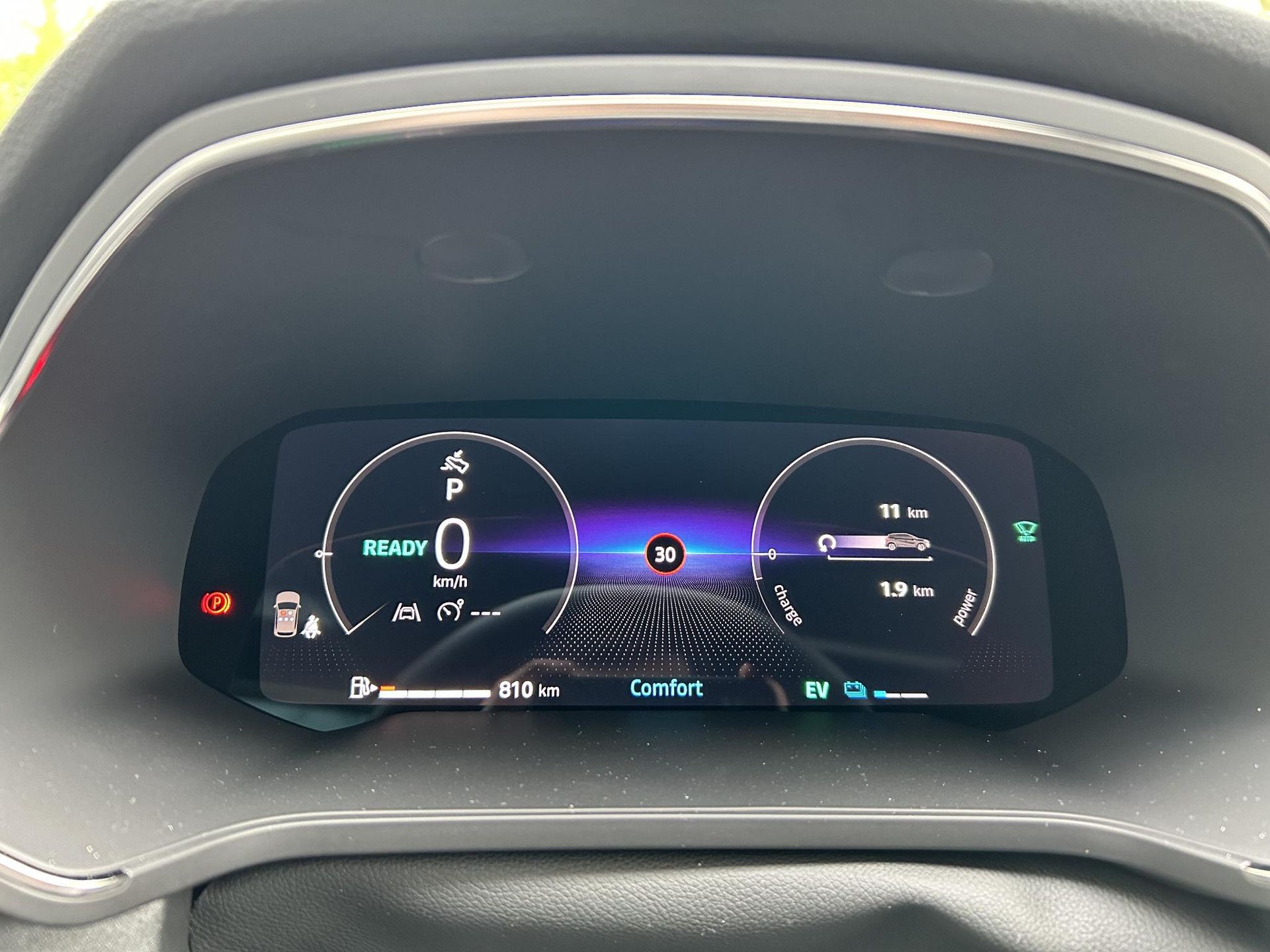 Mitsubishi ASX met kenteken KFB-45-R – dashboard