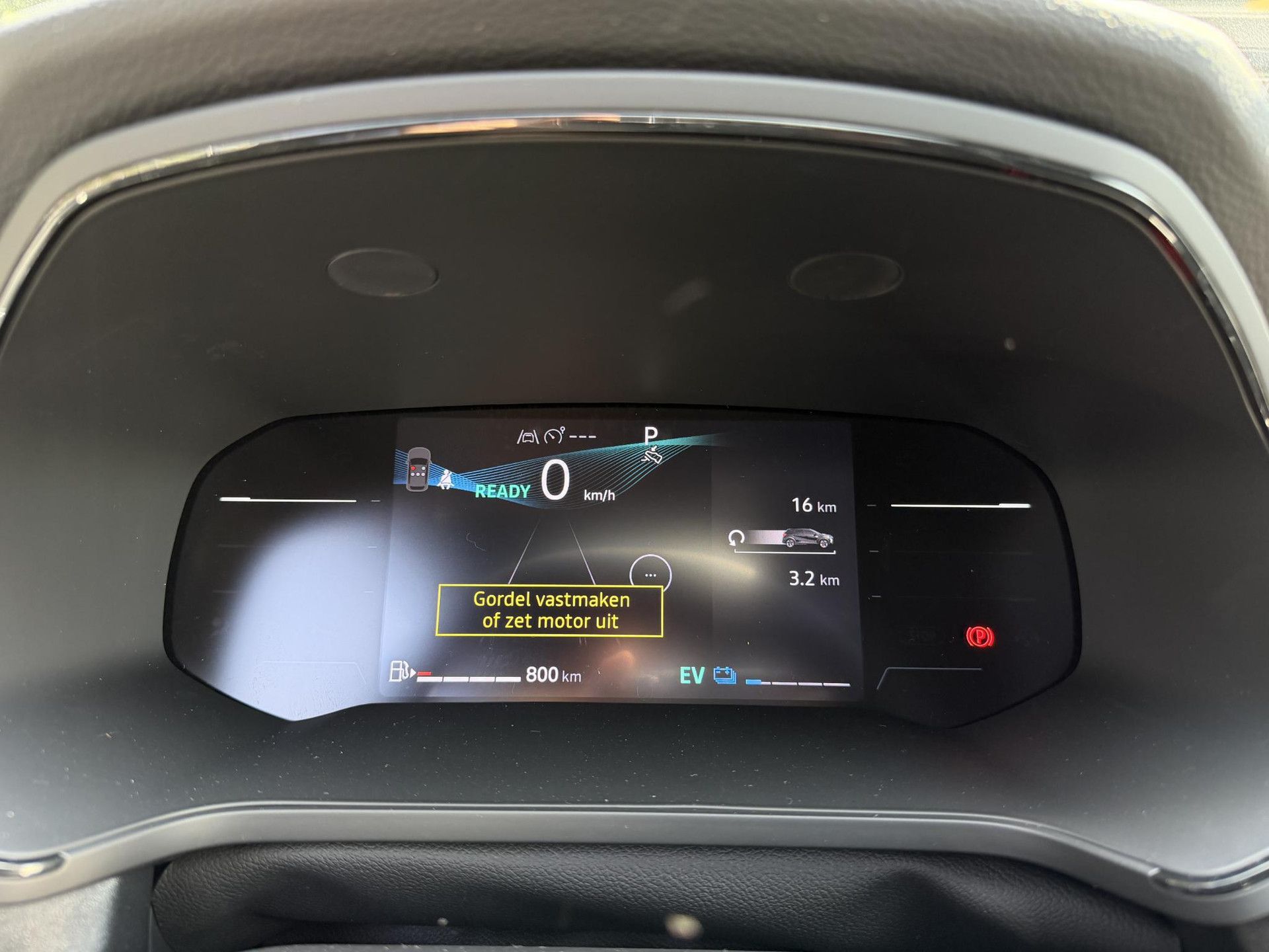 Mitsubishi ASX met kenteken KNV-28-R – dashboard