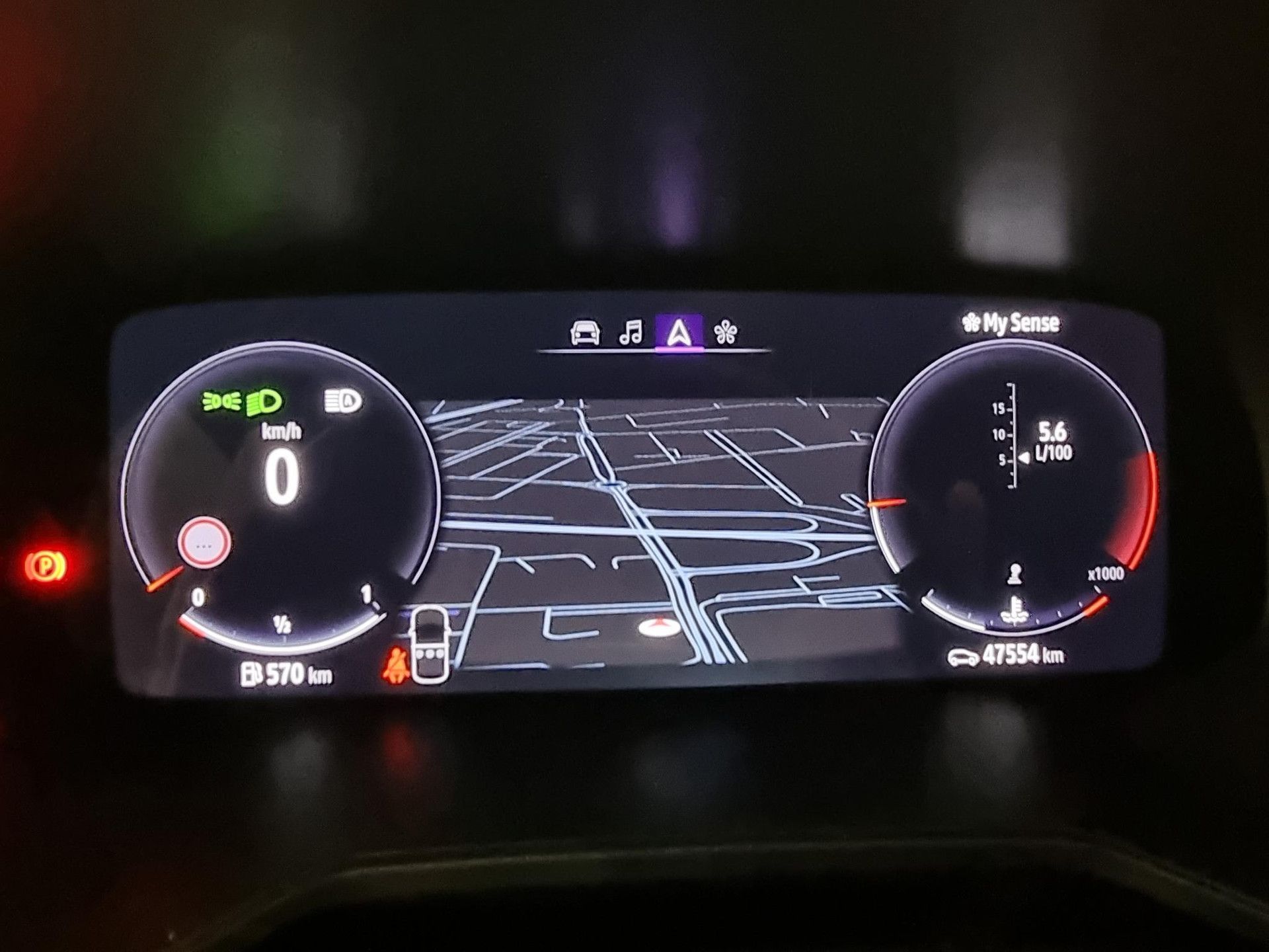 Mitsubishi Colt met kenteken HBF-82-T – dashboard