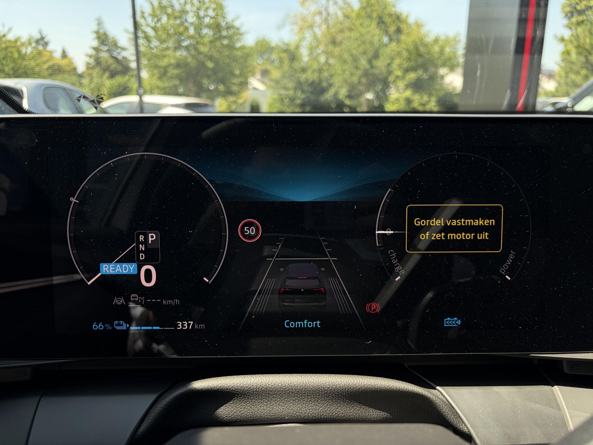 Mitsubishi EclipseCross met kenteken KNV-50-R – dashboard