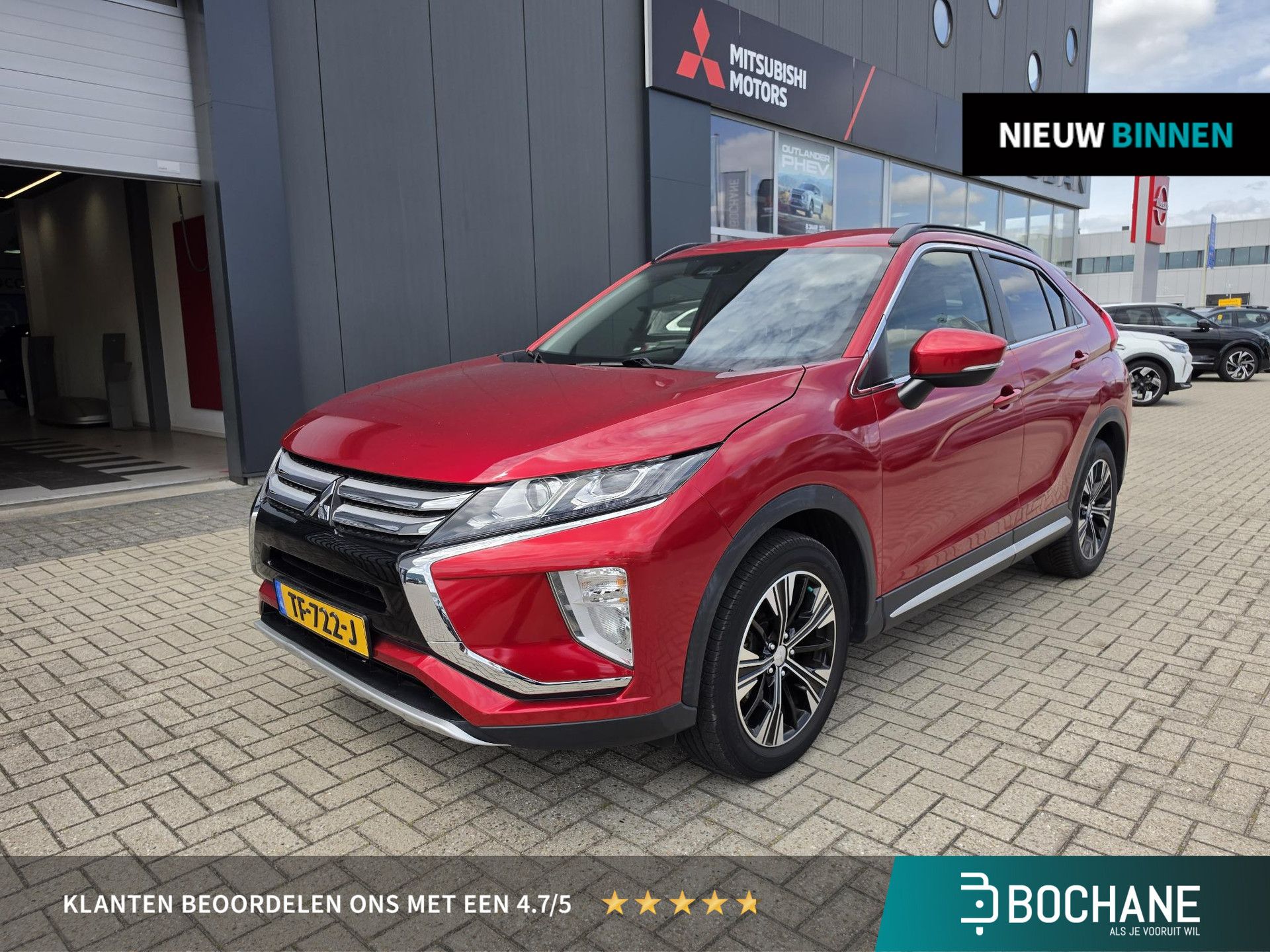 Mitsubishi EclipseCross met kenteken TF-722-J – vooraanzicht