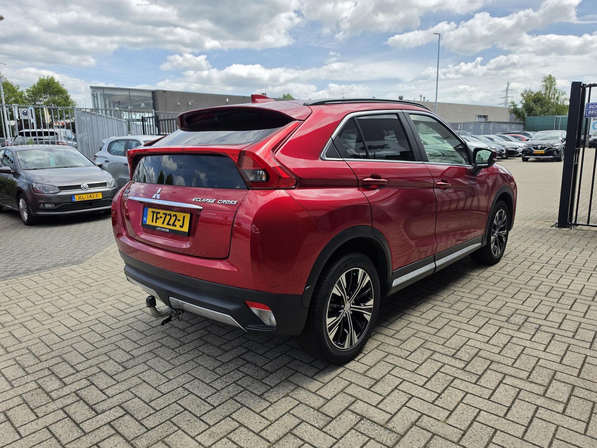 Mitsubishi EclipseCross met kenteken TF-722-J – achteraanzicht