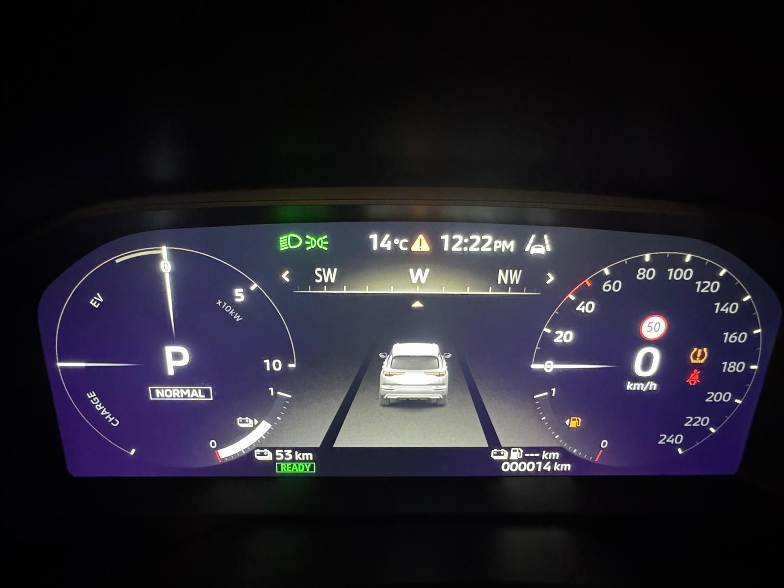 Mitsubishi Outlander – dashboard