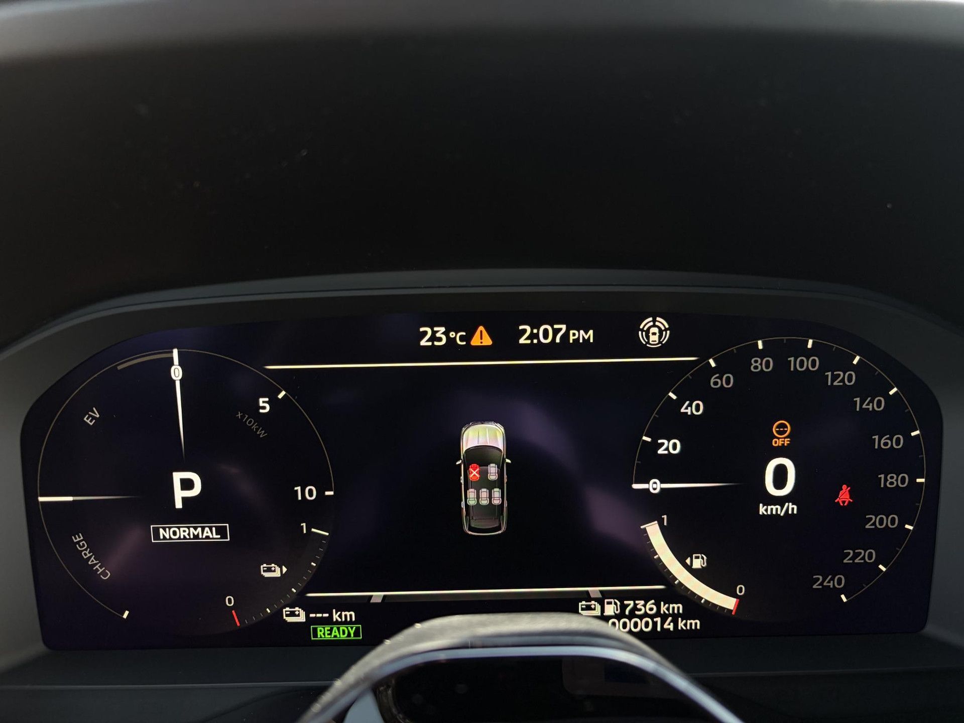 Mitsubishi Outlander met kenteken KNV-39-R – dashboard