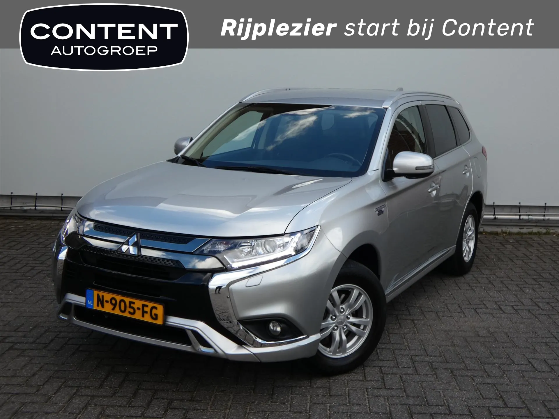 Mitsubishi Outlander met kenteken N-905-FG – vooraanzicht