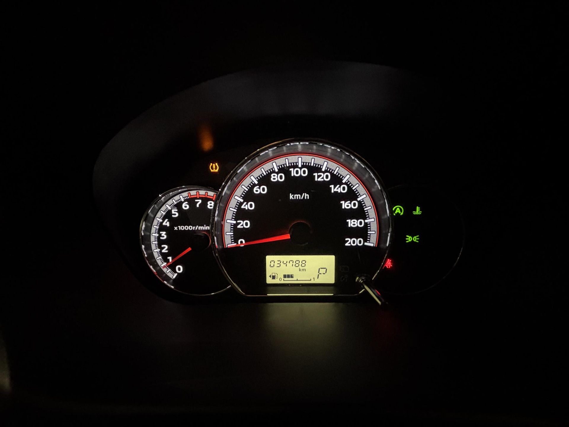 Mitsubishi SpaceStar met kenteken K-835-XD – dashboard