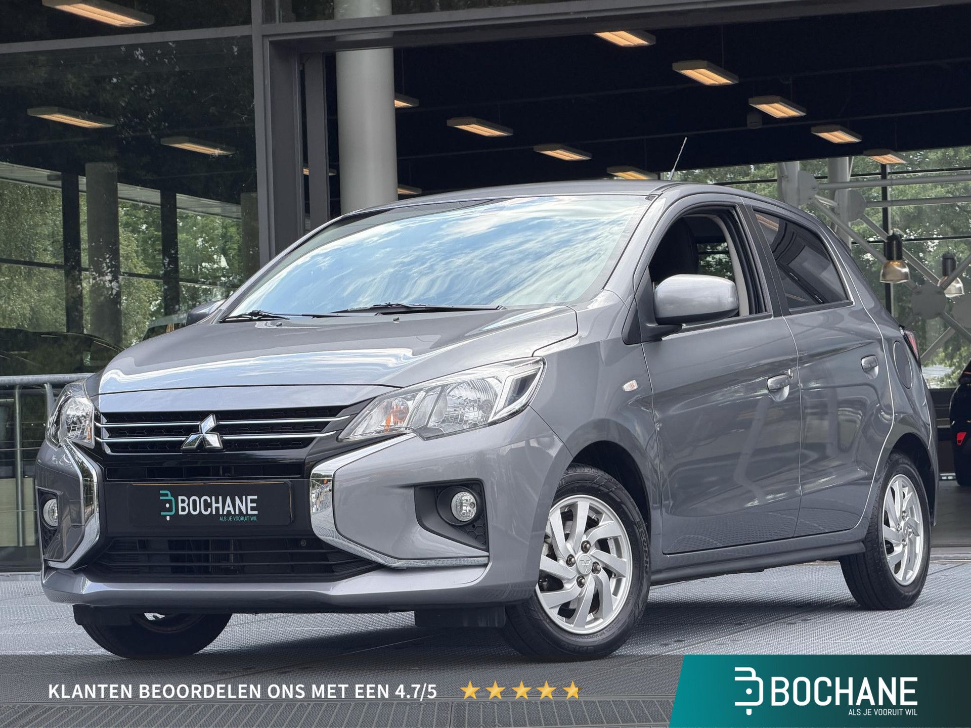 Mitsubishi SpaceStar met kenteken R-970-LF – vooraanzicht