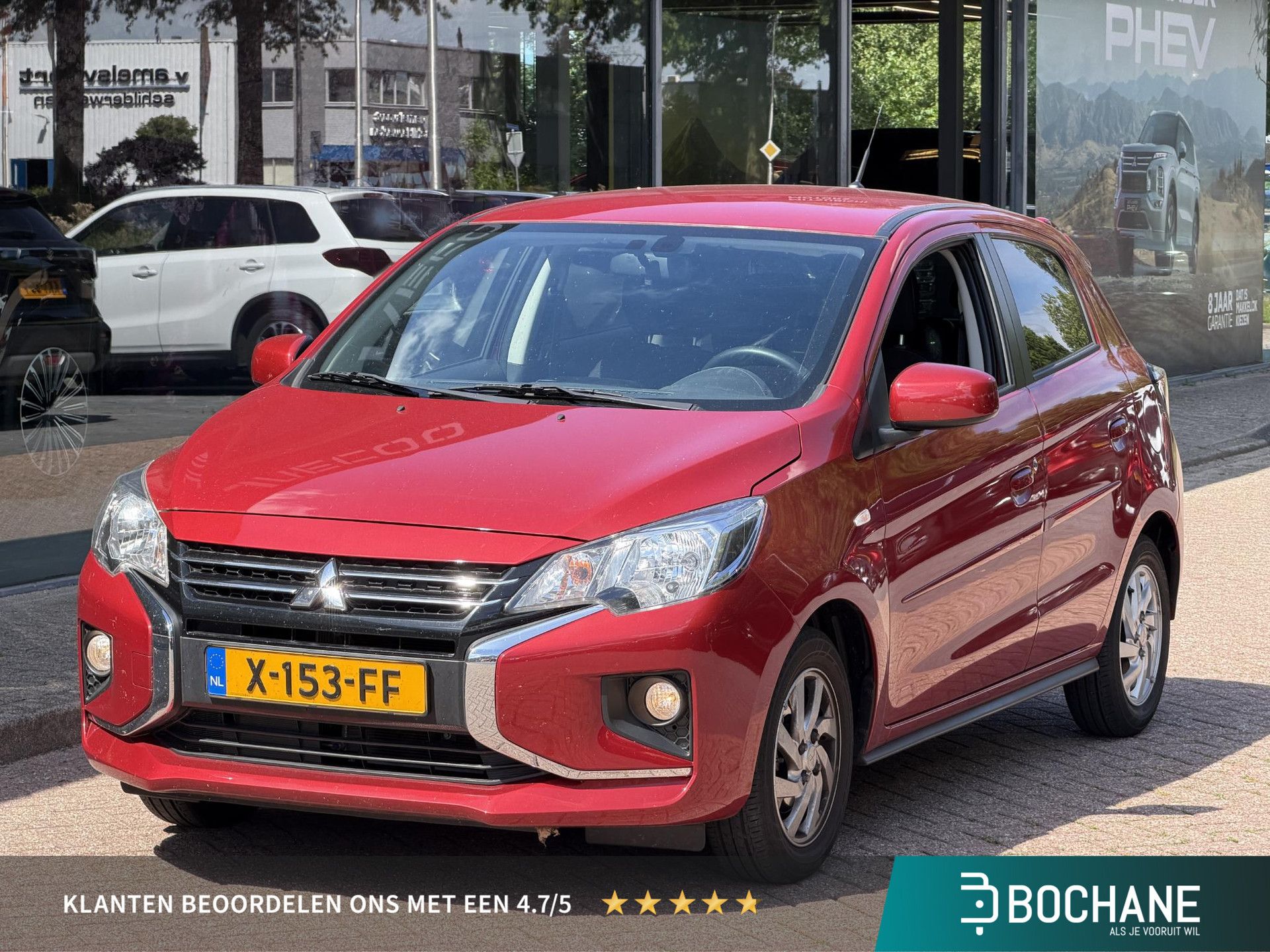 Mitsubishi SpaceStar met kenteken X-153-FF – vooraanzicht