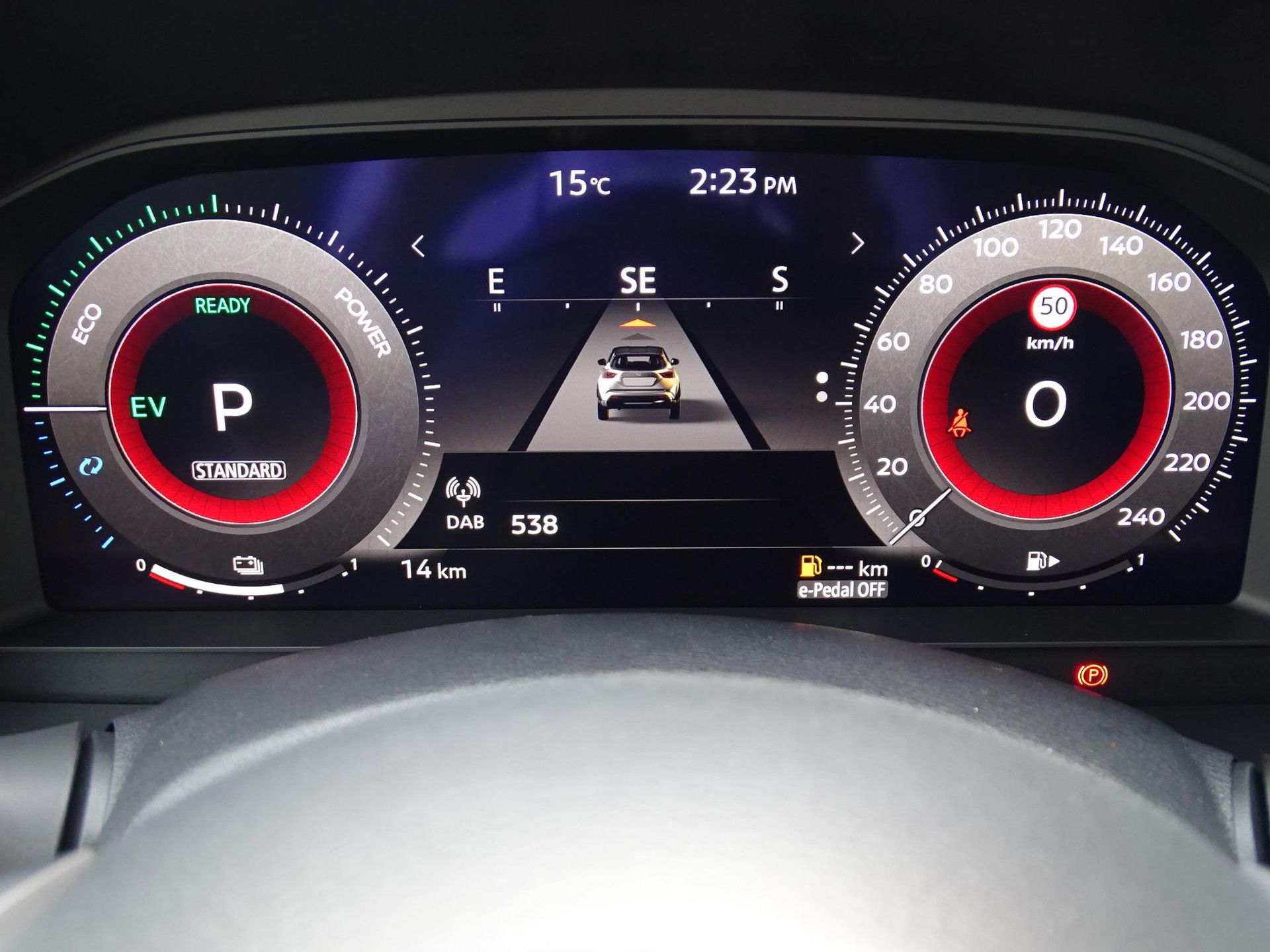 Nissan Juke – dashboard