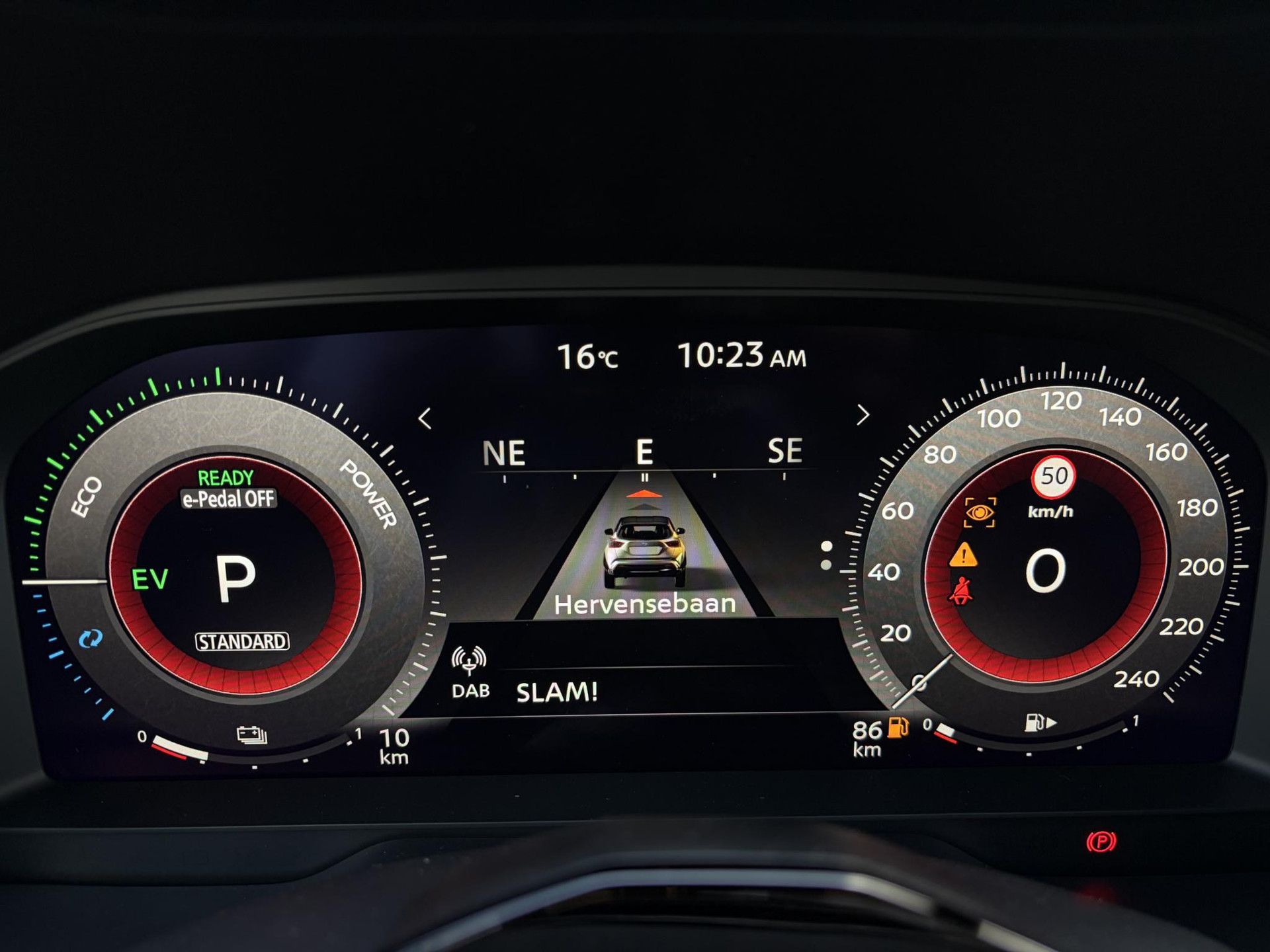 Nissan Juke – dashboard