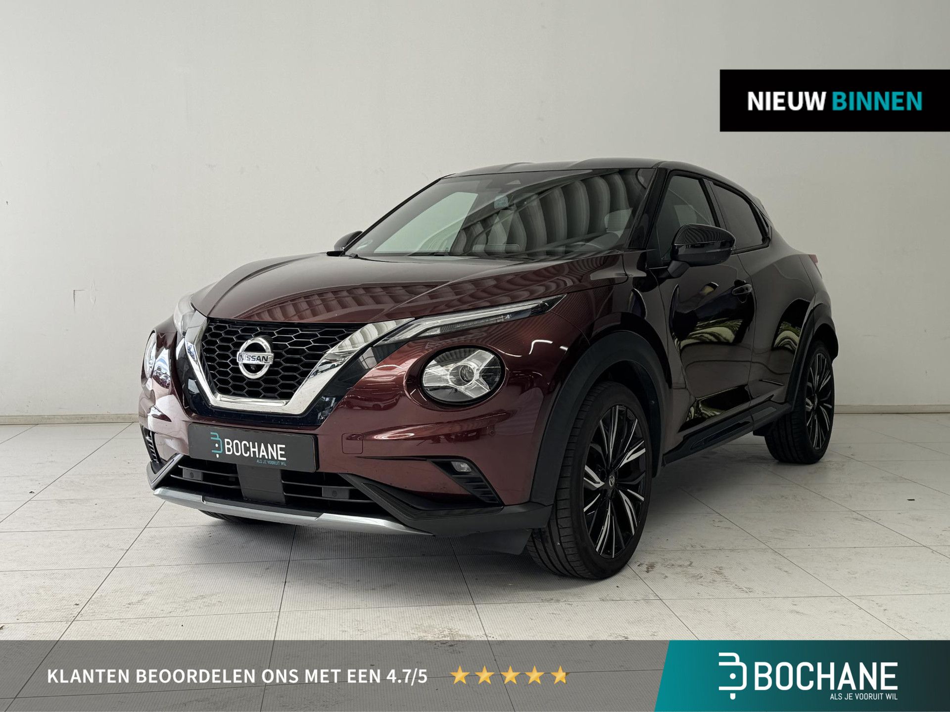 Nissan Juke met kenteken K-411-JB – vooraanzicht