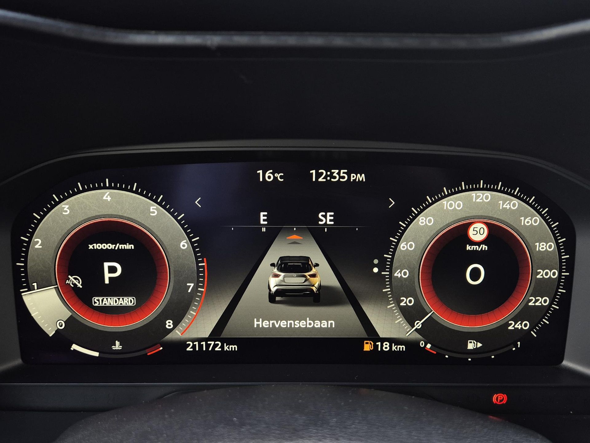 Nissan Juke met kenteken KJZ-86-T – dashboard
