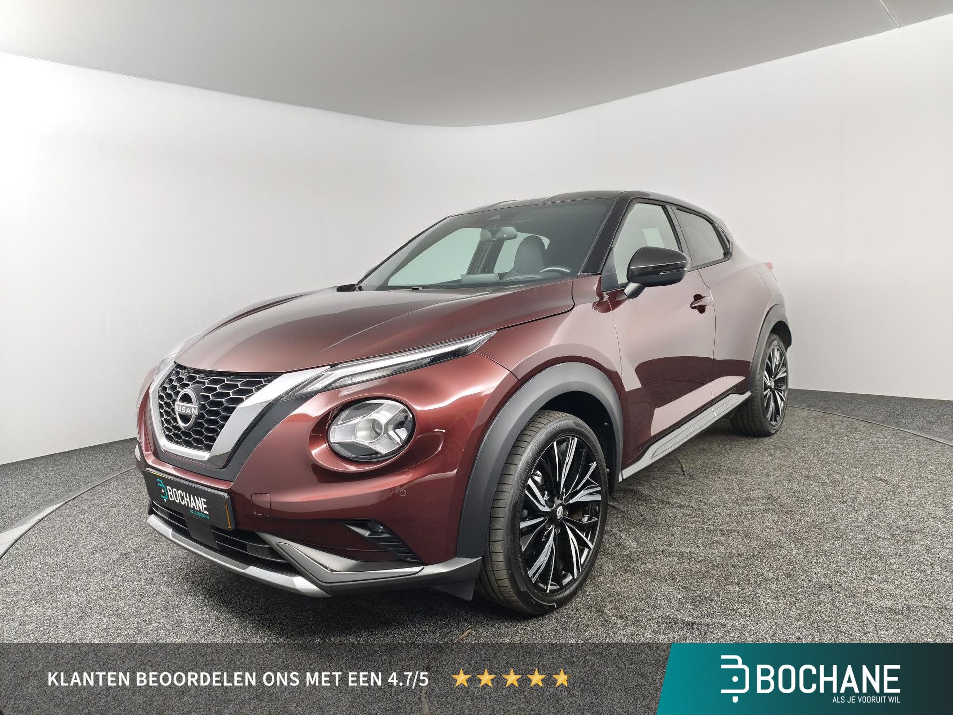 Nissan Juke met kenteken KNJ-38-P – vooraanzicht