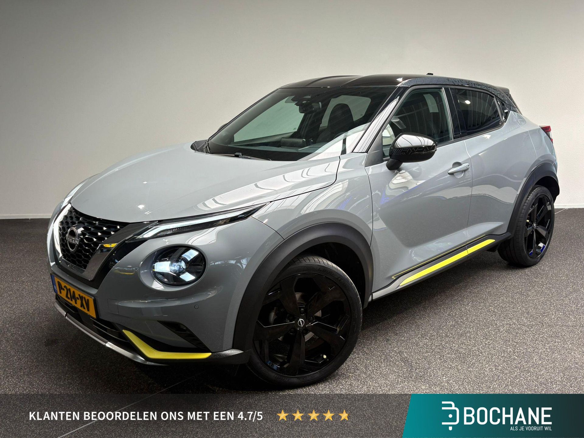 Nissan Juke met kenteken P-214-XV – vooraanzicht
