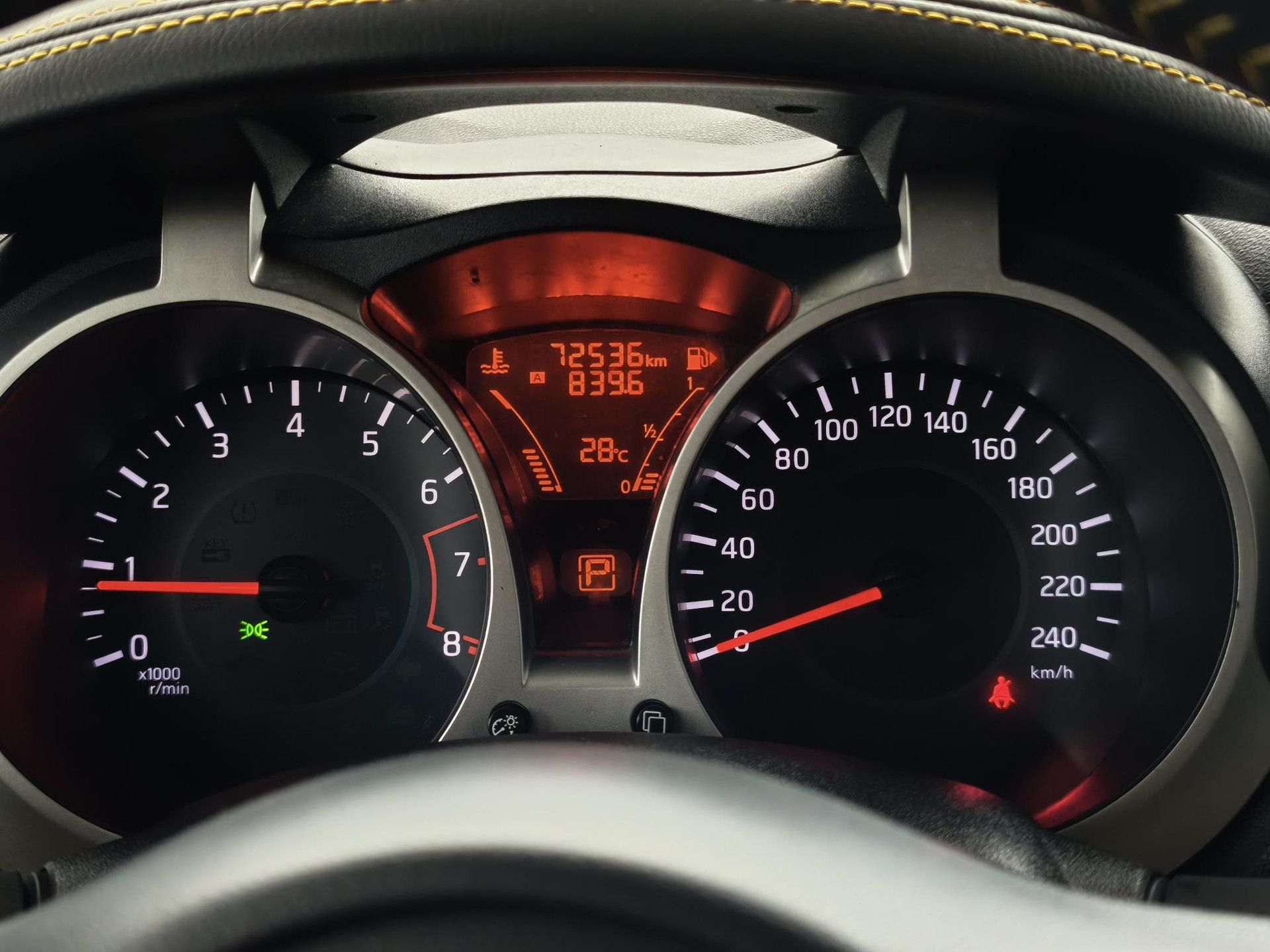 Nissan Juke met kenteken TK-441-J – dashboard