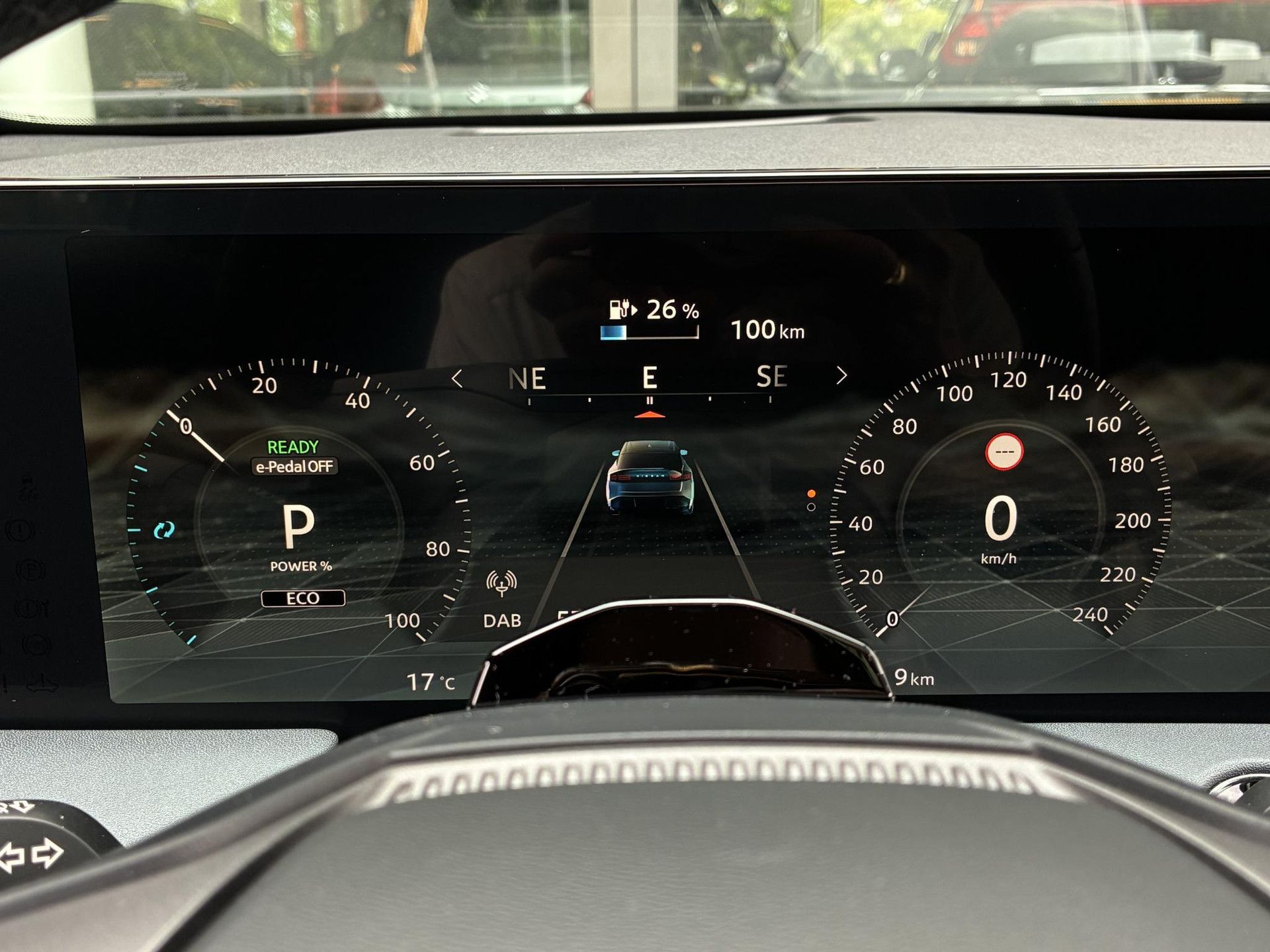 Nissan Leaf – dashboard
