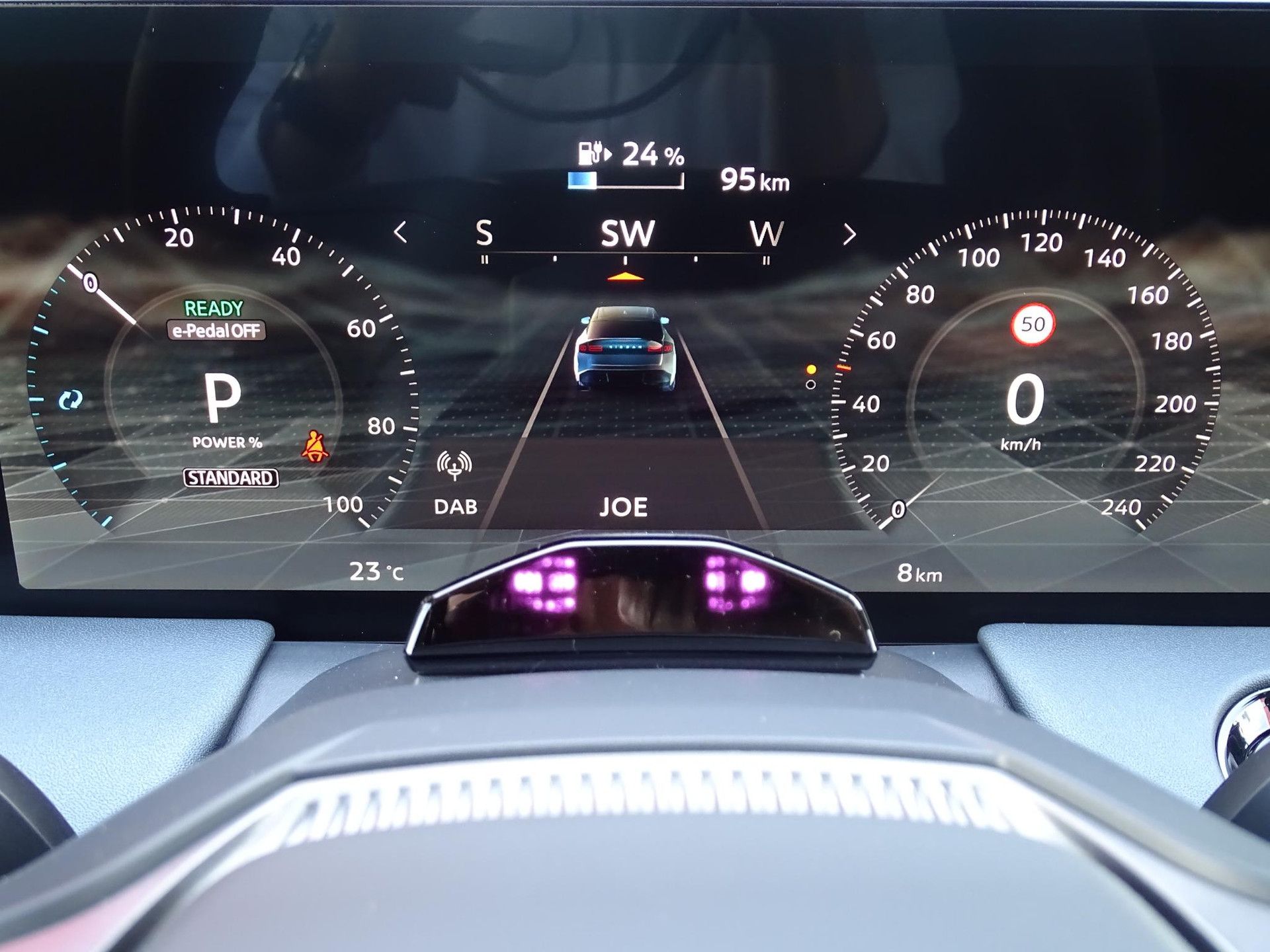 Nissan Leaf – dashboard