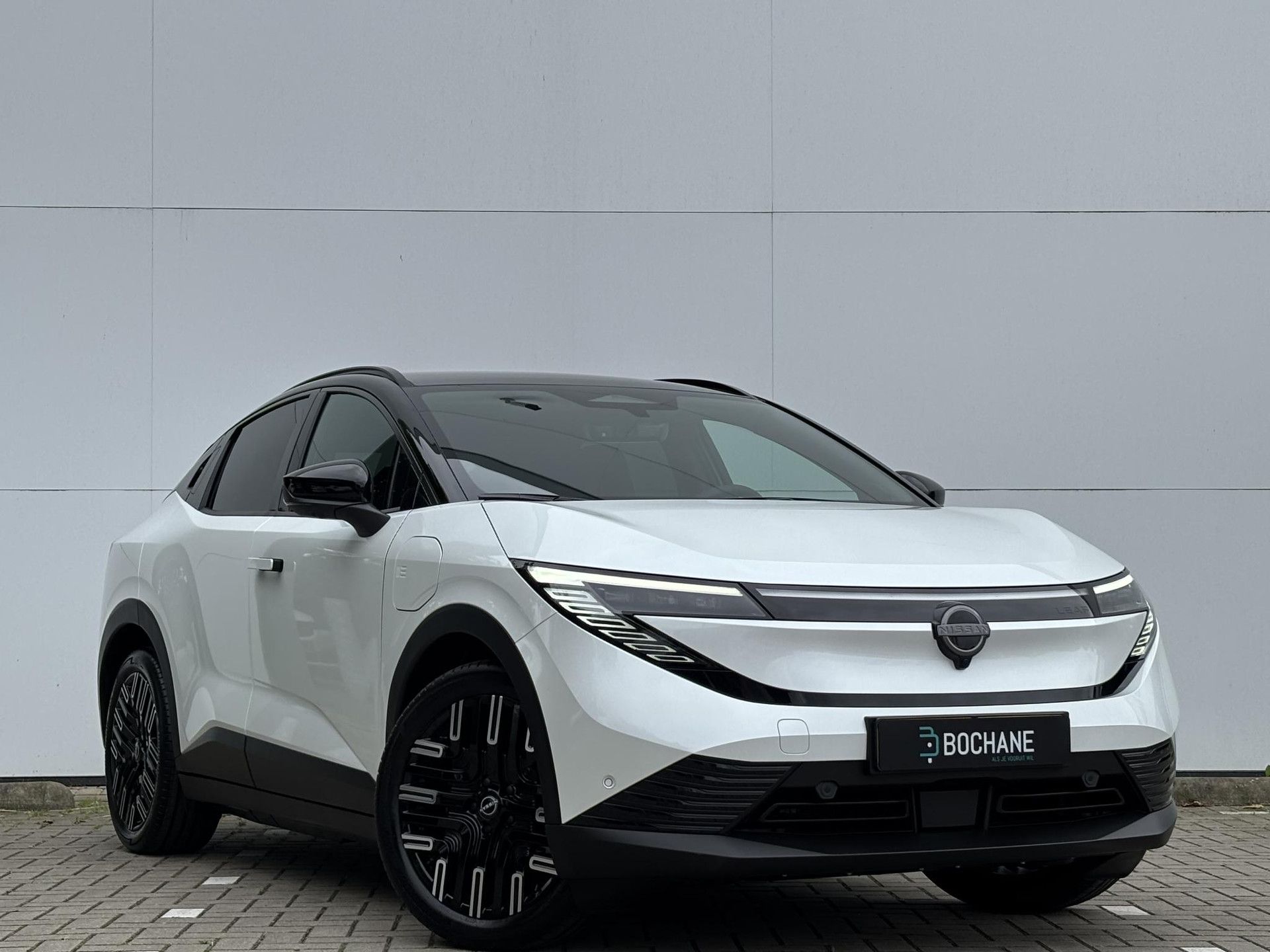 Nissan Leaf met kenteken KLT-65-S – detailfoto