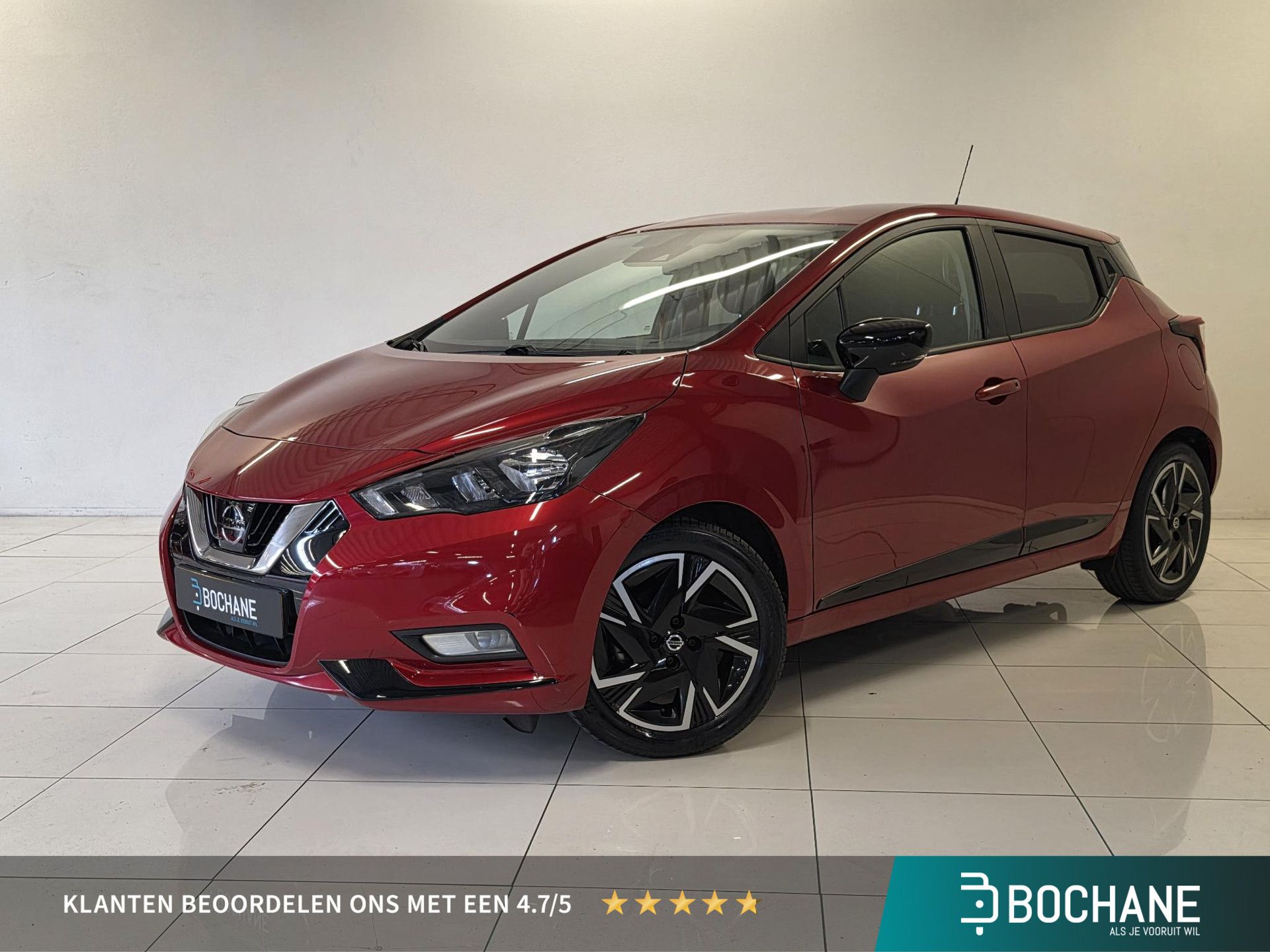Nissan Micra met kenteken K-169-XZ – vooraanzicht