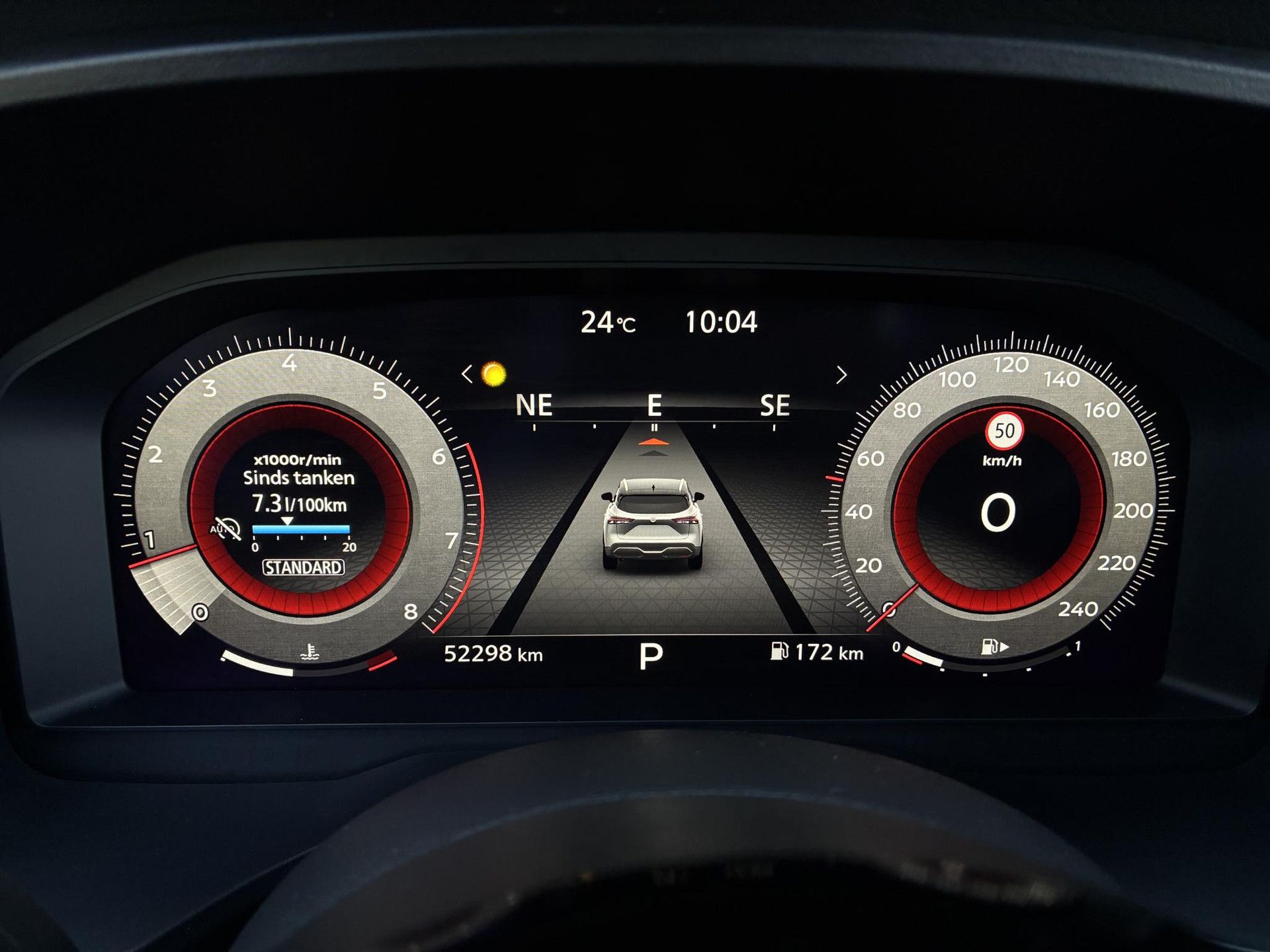 Nissan QASHQAI met kenteken GPB-31-R – dashboard
