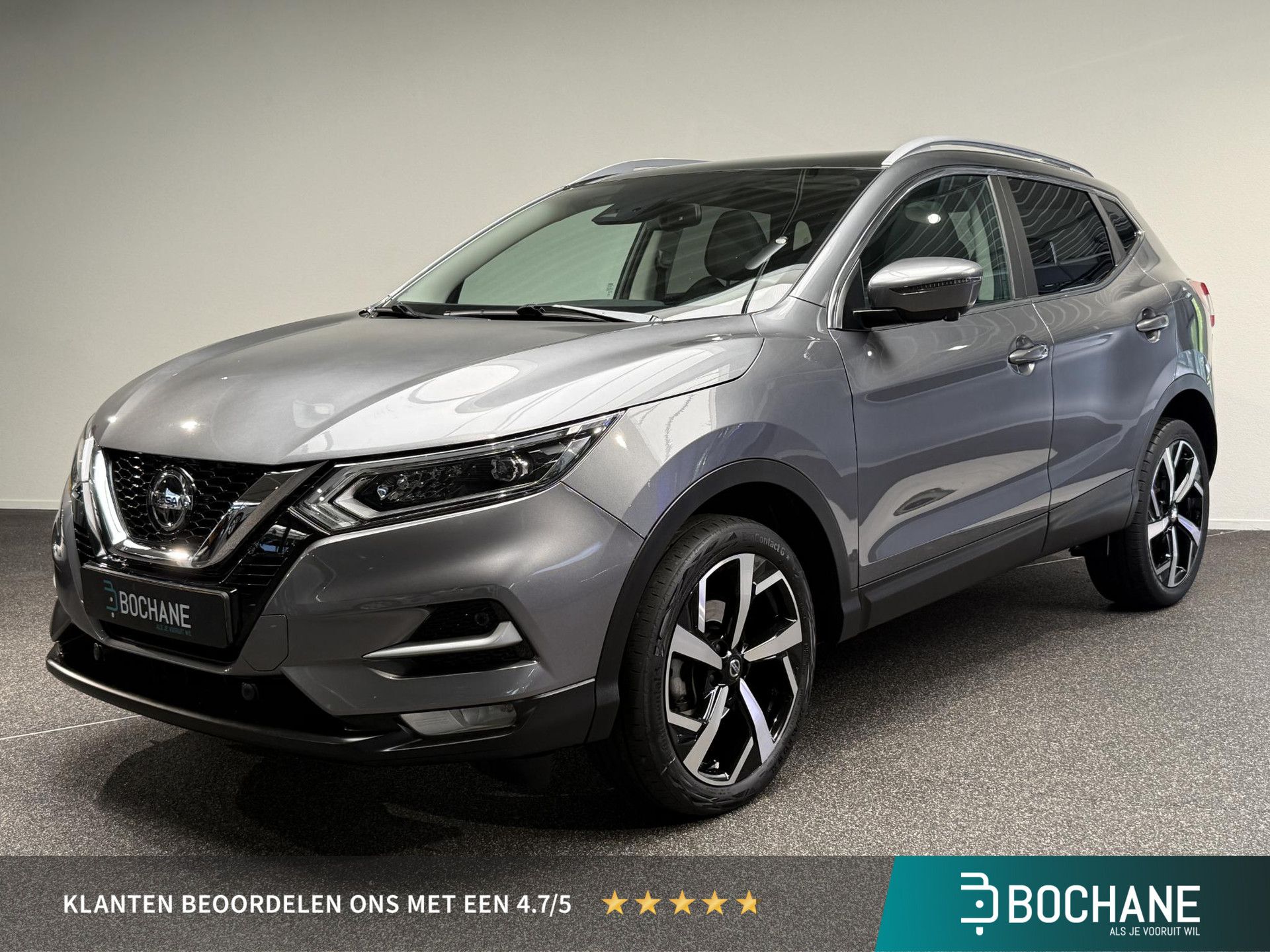 Nissan QASHQAI met kenteken K-182-VH – vooraanzicht