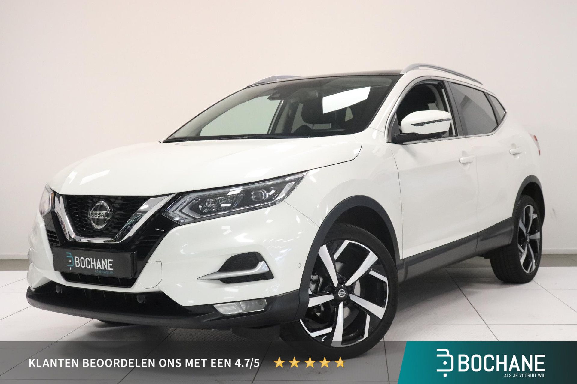 Nissan QASHQAI met kenteken K-561-BG – vooraanzicht