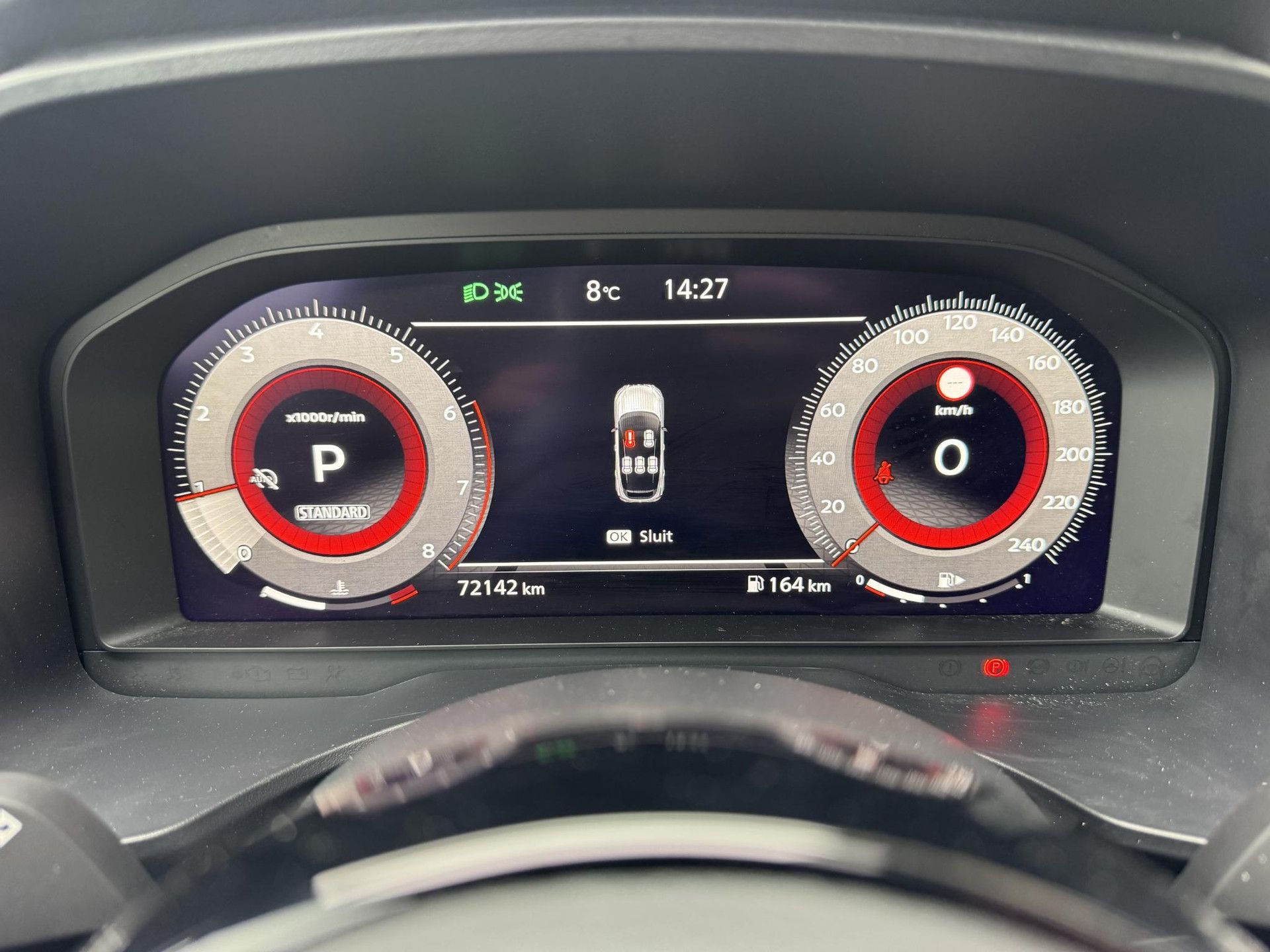 Nissan QASHQAI met kenteken KBD-41-V – dashboard