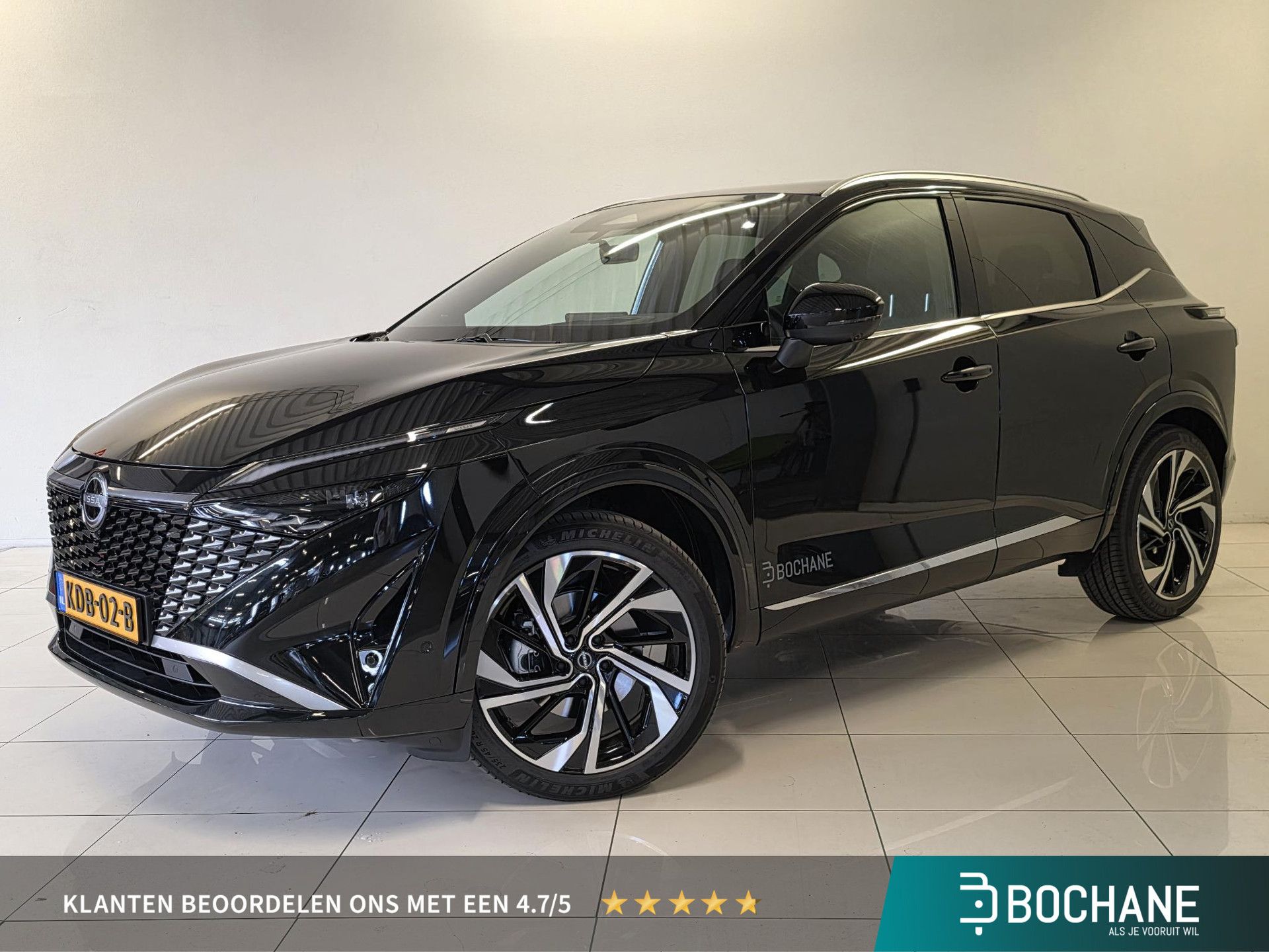 Nissan QASHQAI met kenteken KDB-02-B – vooraanzicht