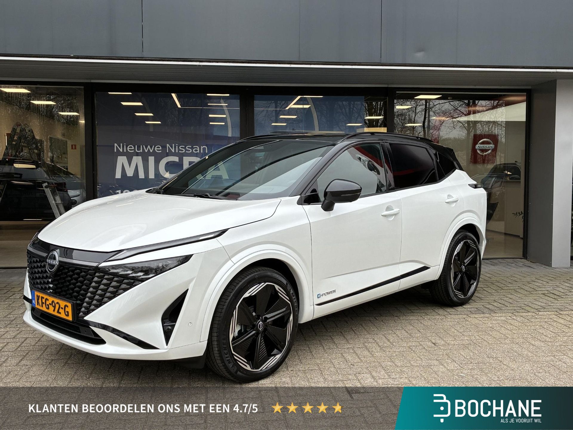 Nissan QASHQAI met kenteken KFG-92-G – vooraanzicht