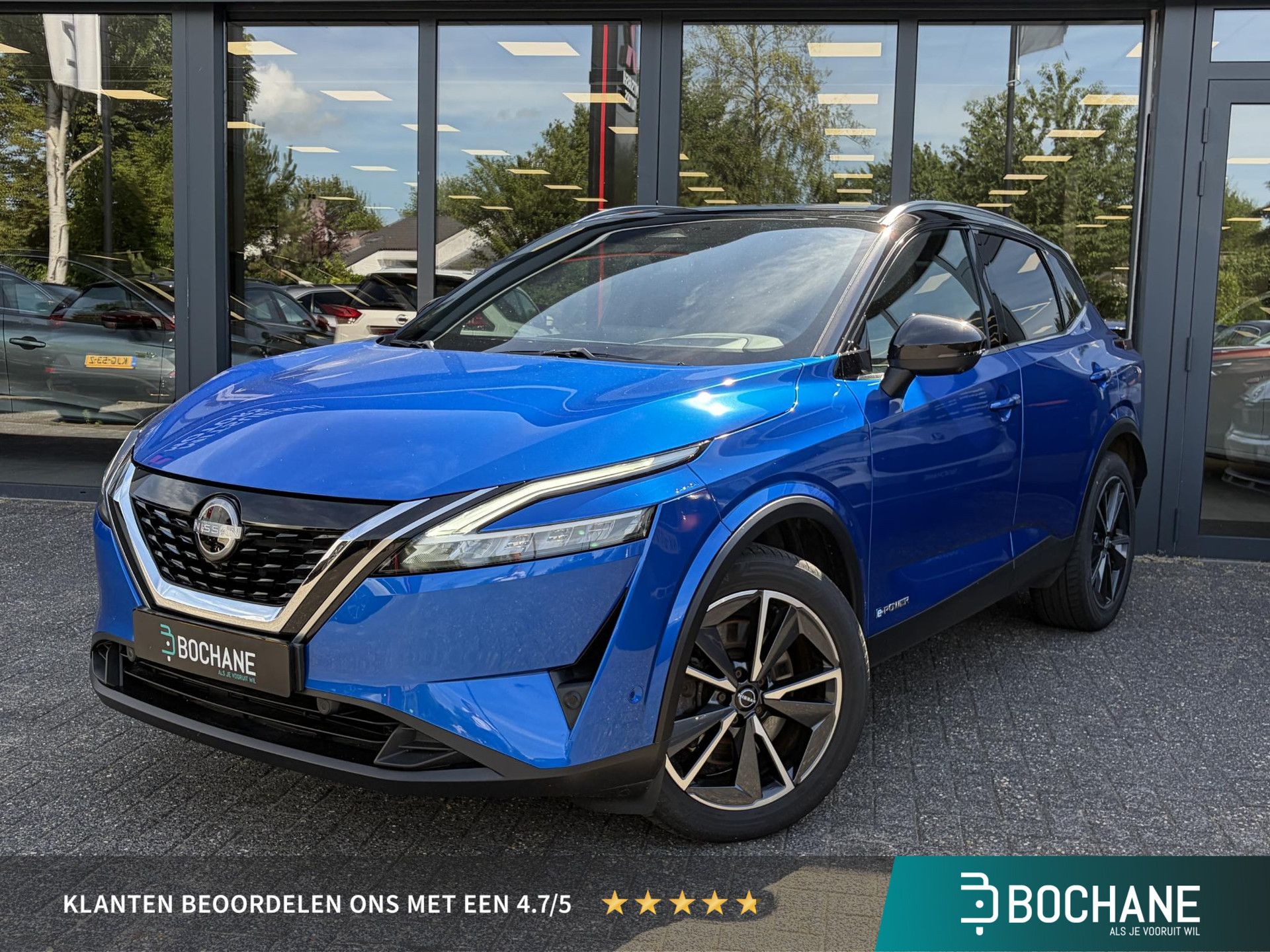 Nissan QASHQAI met kenteken KLH-76-J – vooraanzicht
