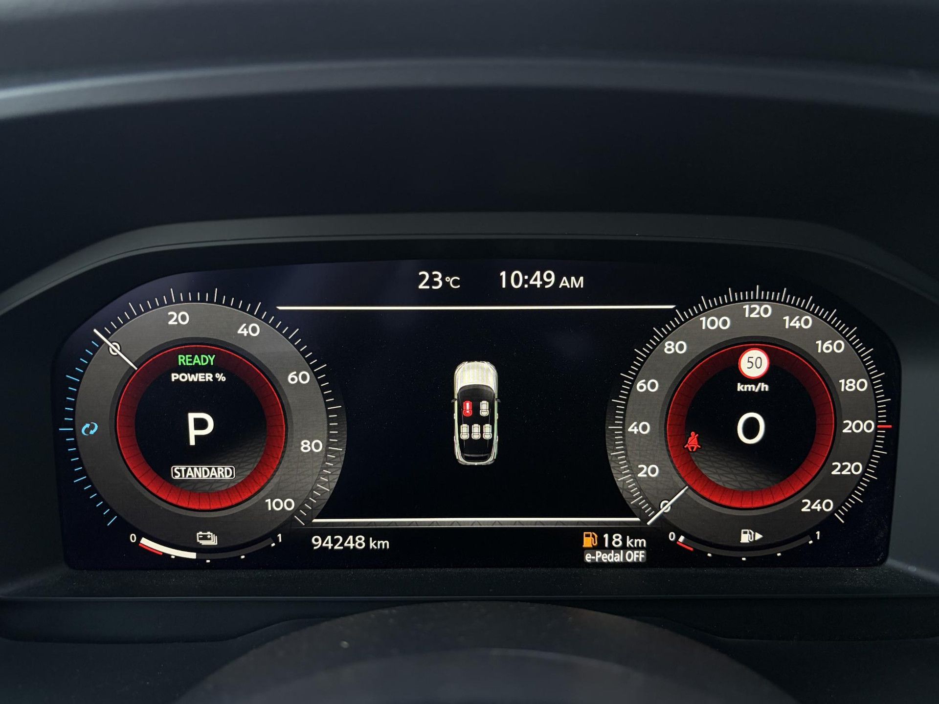 Nissan QASHQAI met kenteken KLH-76-J – dashboard