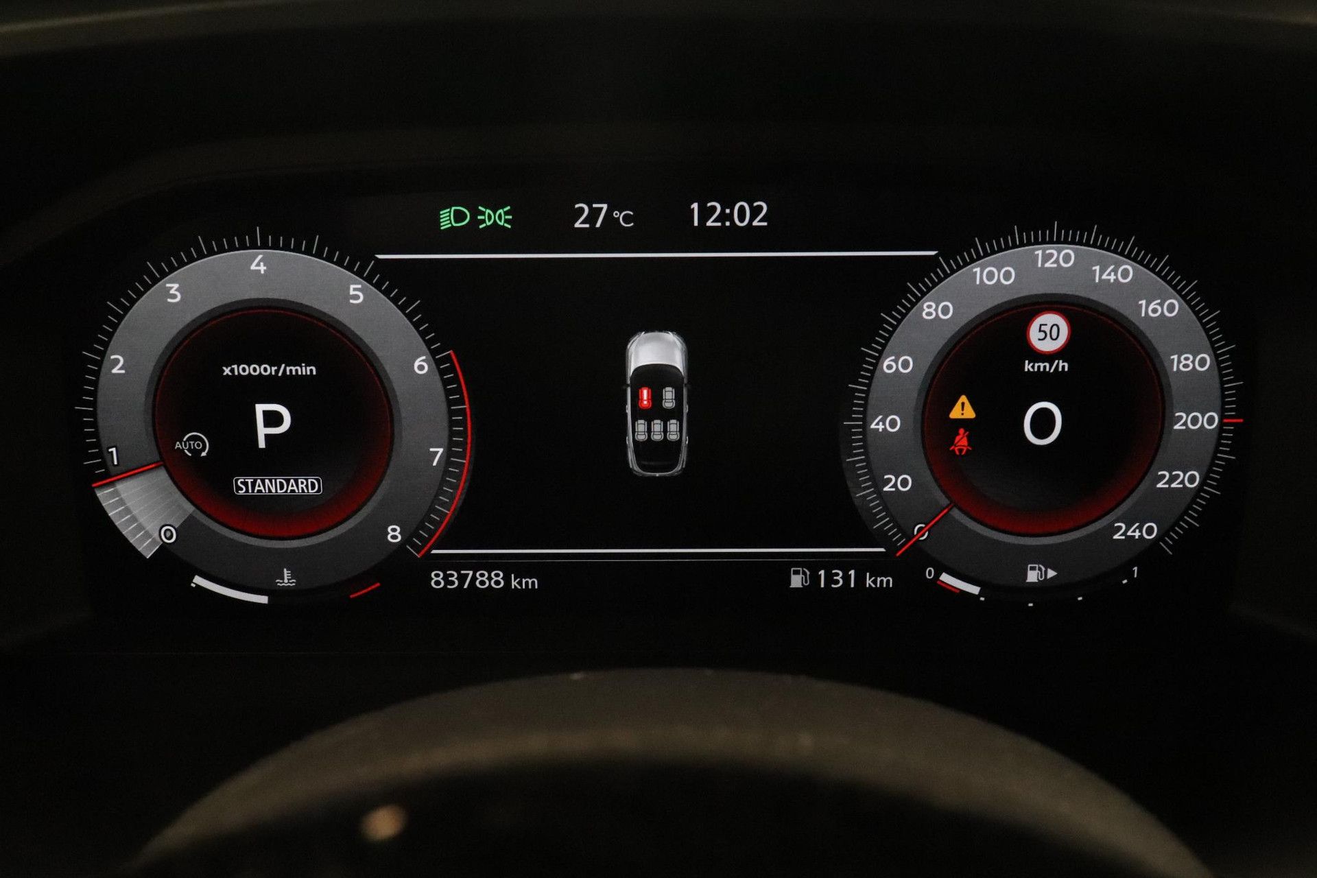 Nissan QASHQAI met kenteken N-126-TV – dashboard